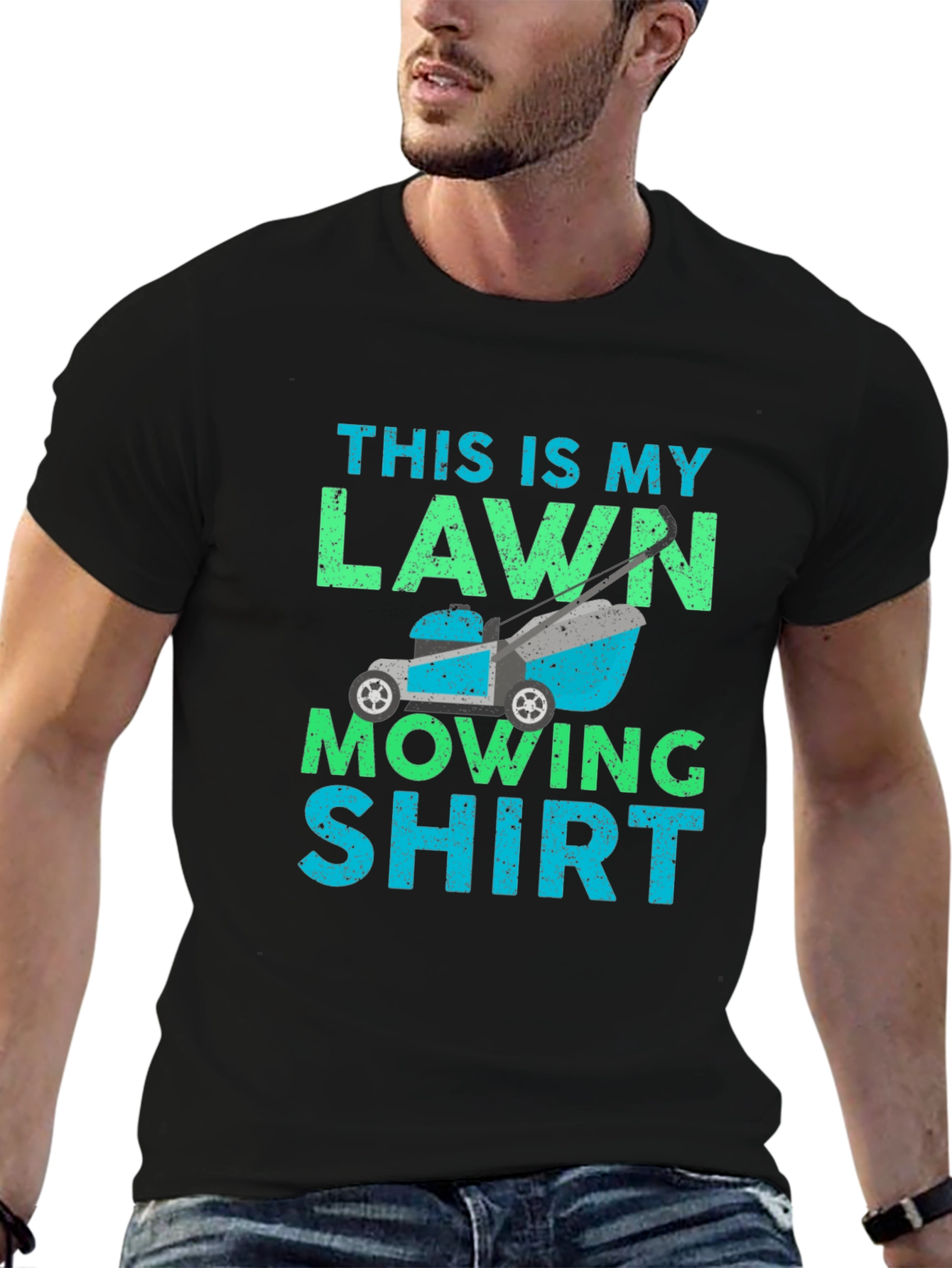 Funny Lawn Mowing T-Shirt