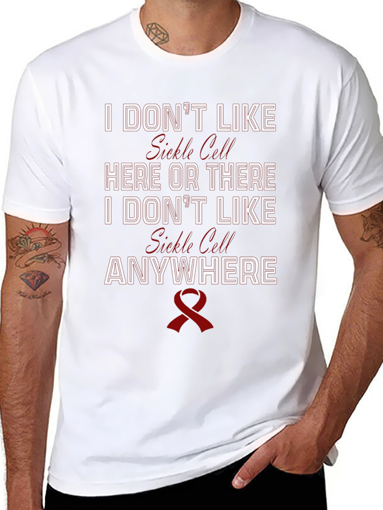 I Dont Like Sickle Cell Awareness T-Shirt
