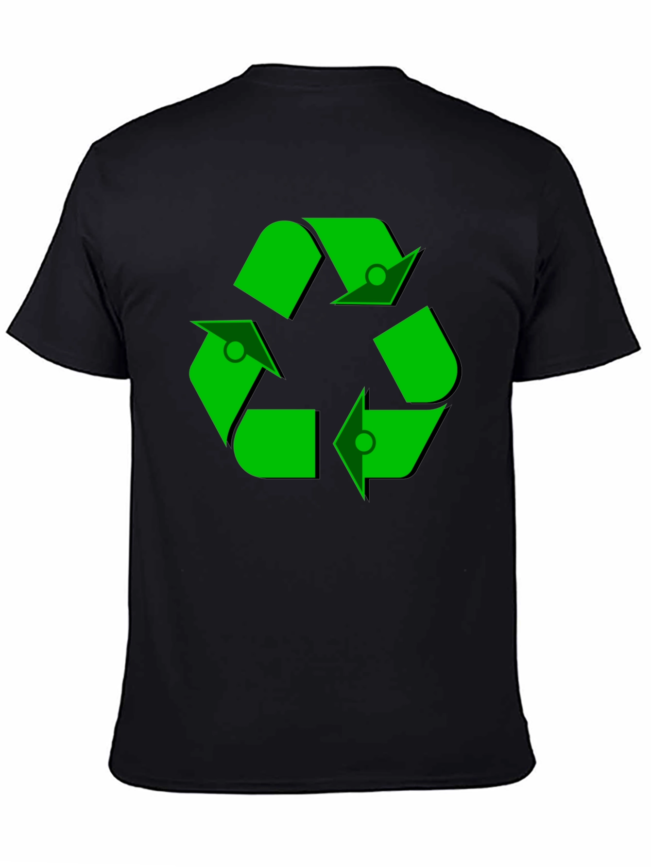 Recycle Symbol Black T-Shirt