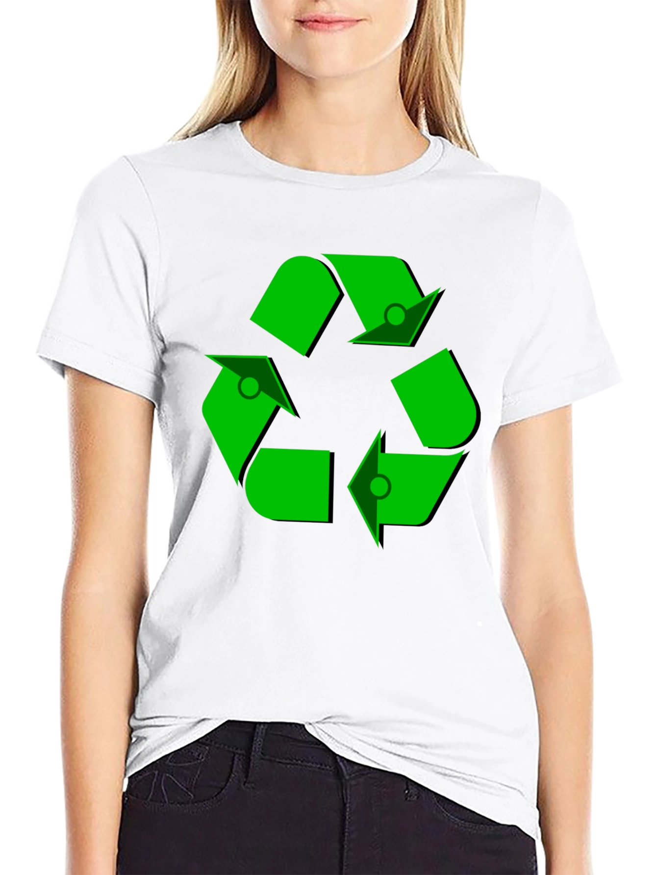 Recycle Symbol Black T-Shirt