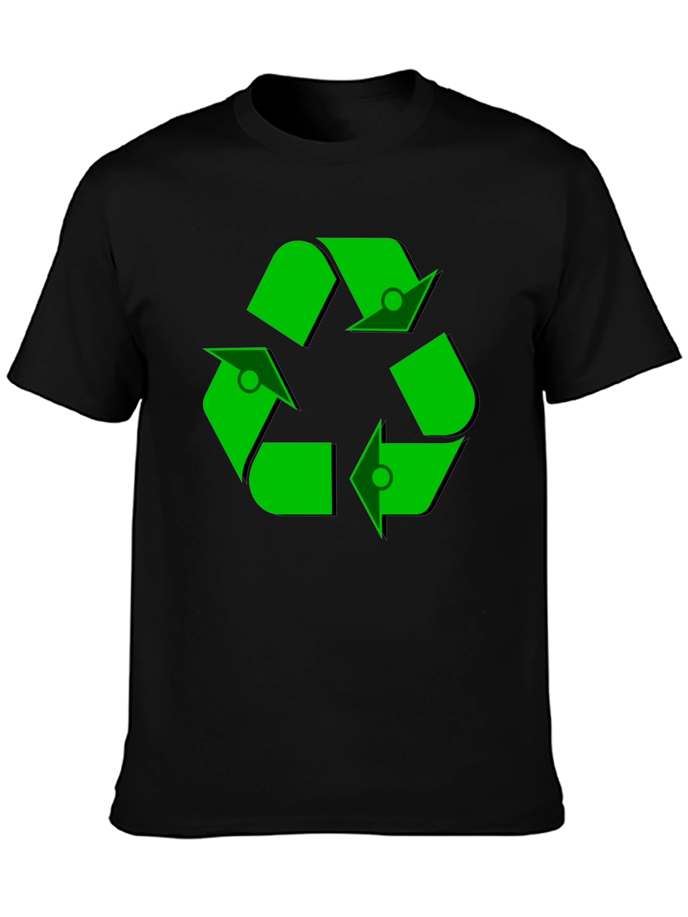 Recycle Symbol Black T-Shirt
