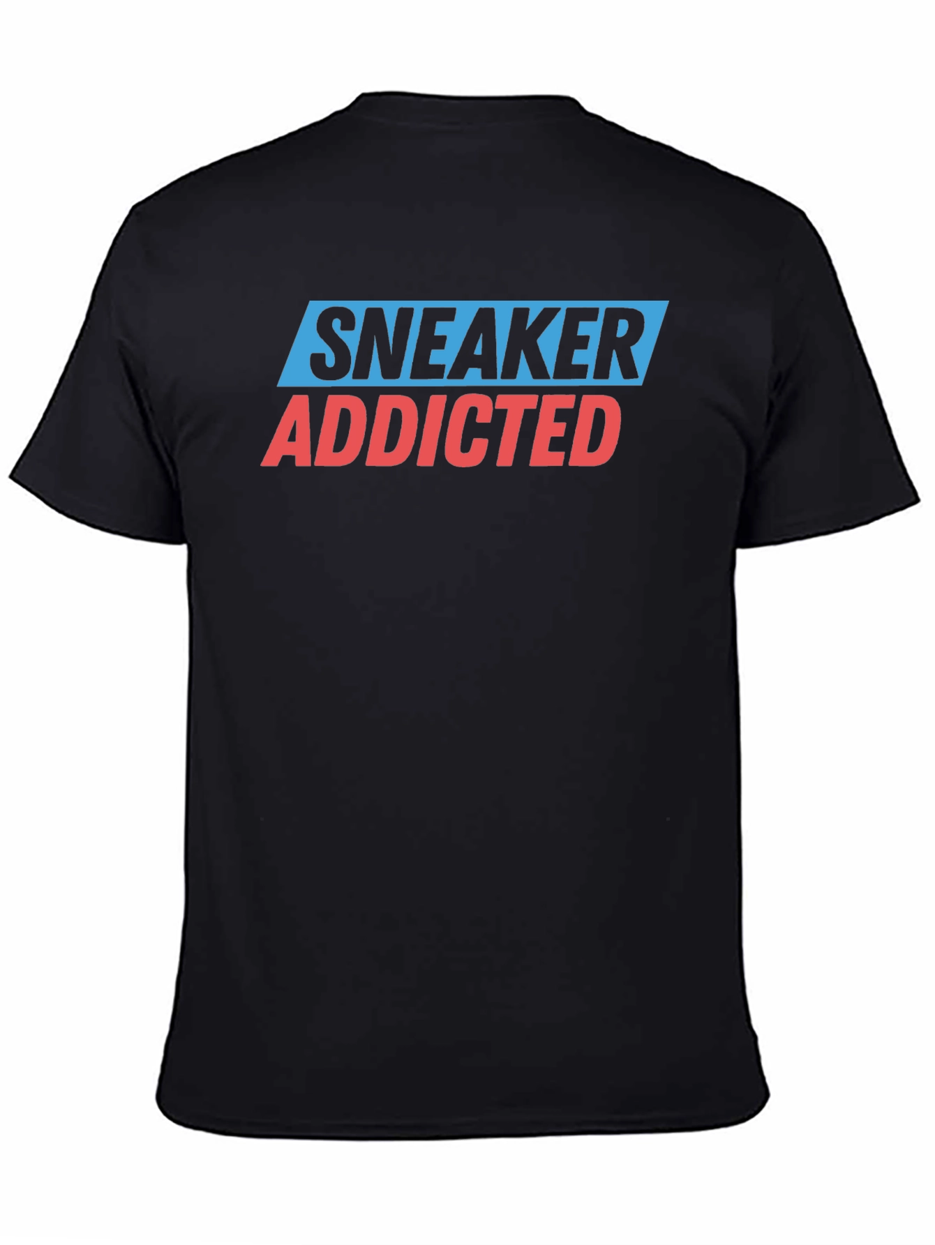 Sneaker Addicted Graphic Tee - Unisex Black T-Shirt