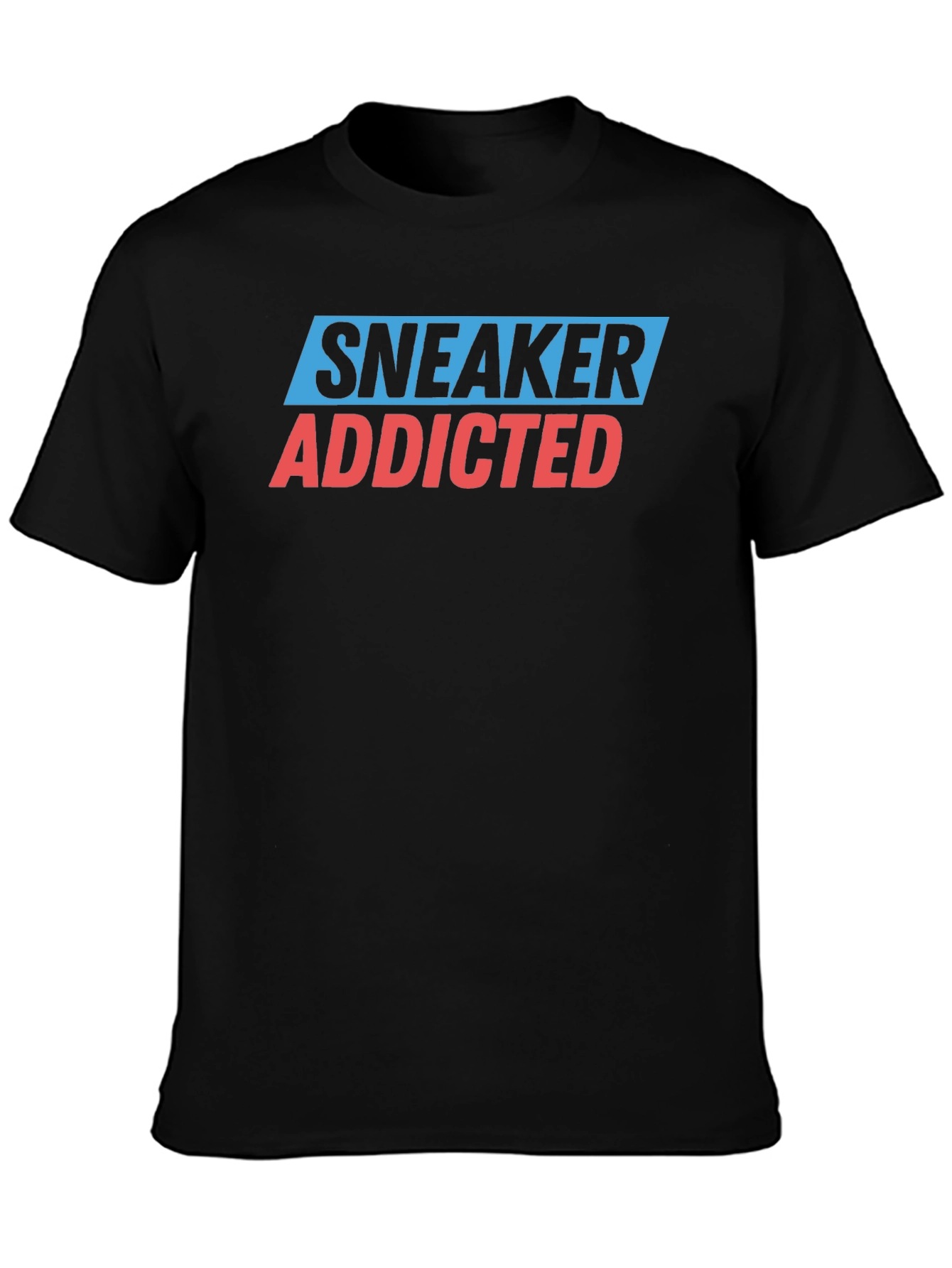 Sneaker Addicted Graphic Tee - Unisex Black T-Shirt