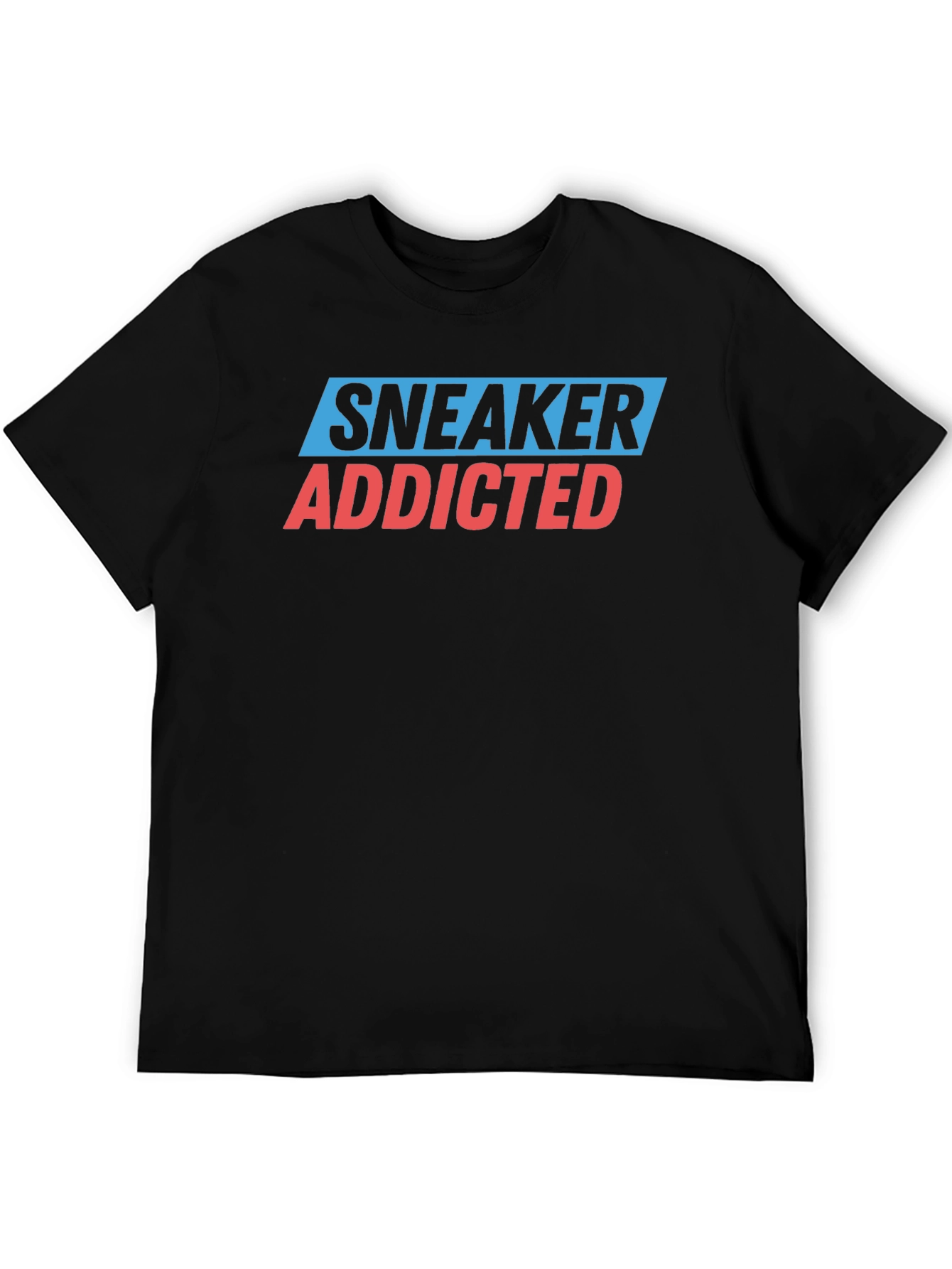Sneaker Addicted Graphic Tee - Unisex Black T-Shirt
