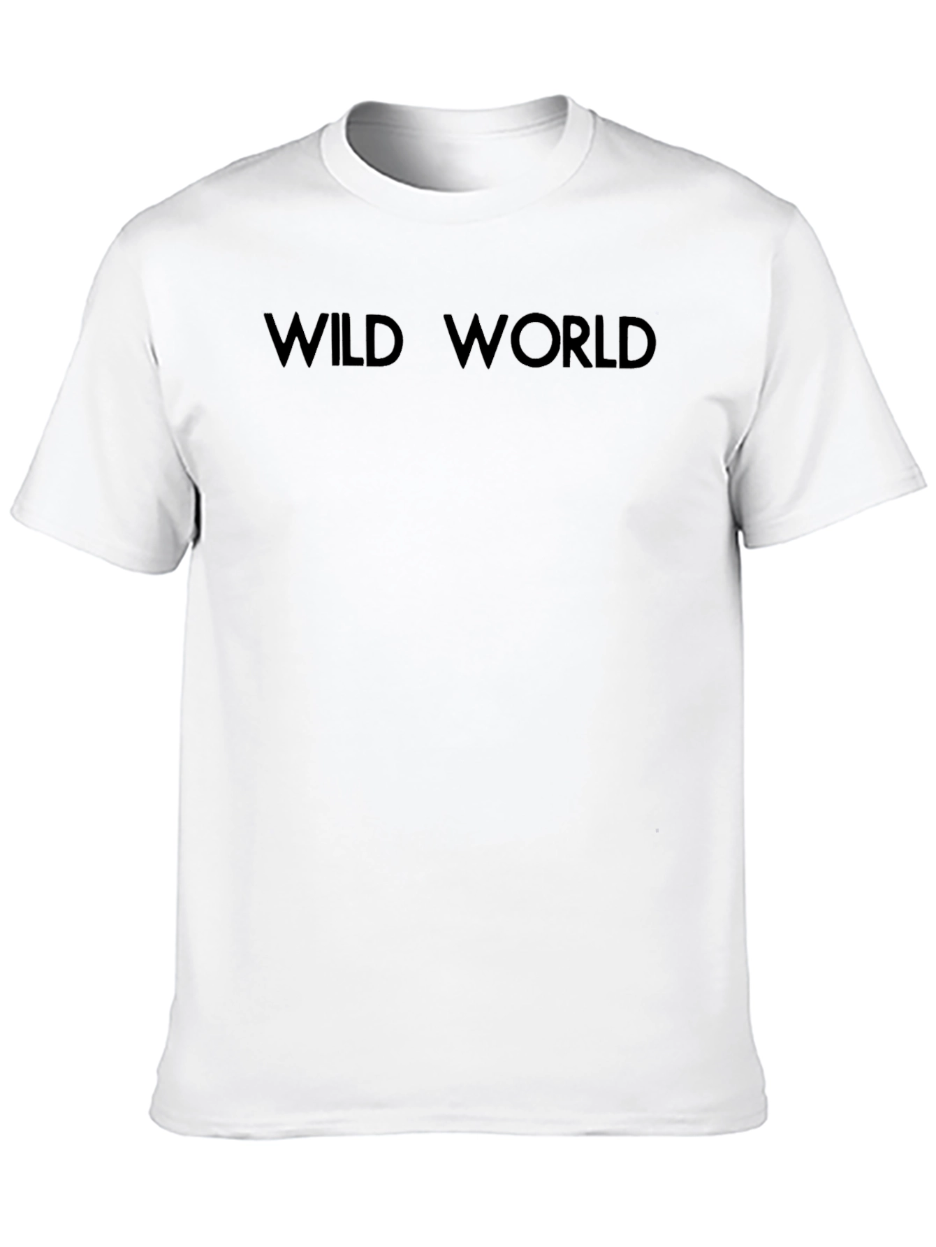 Wild World Black Graphic T-Shirt
