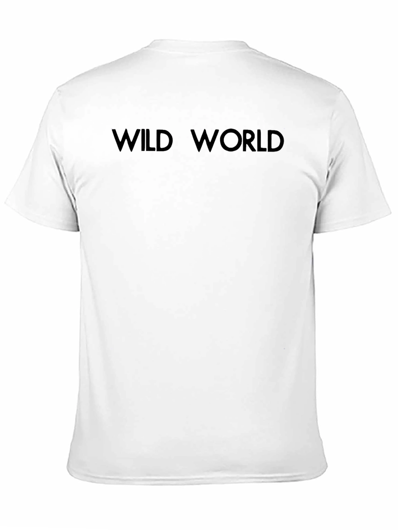 Wild World Black Graphic T-Shirt