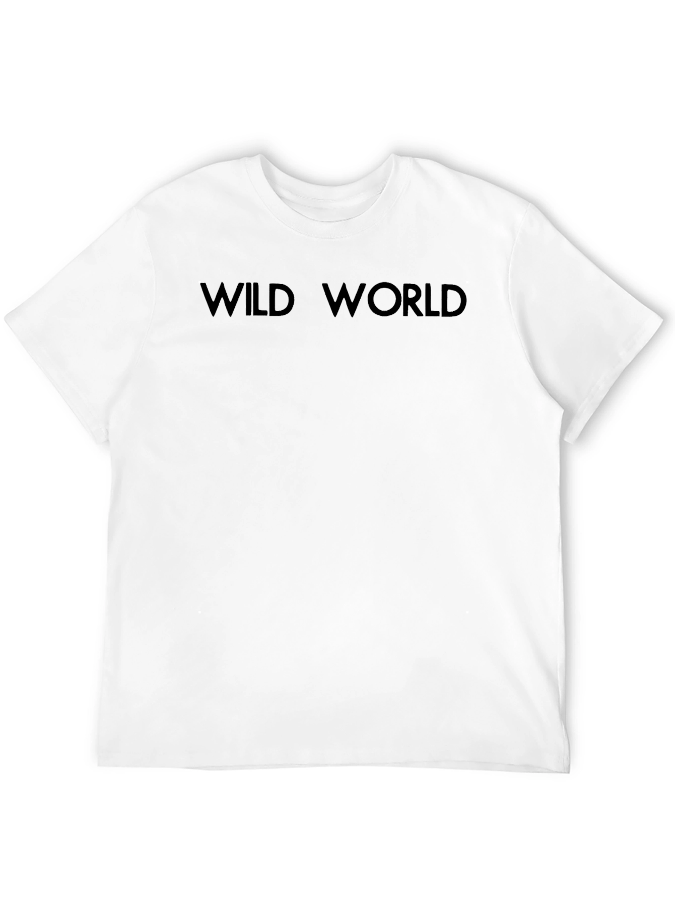 Wild World Black Graphic T-Shirt