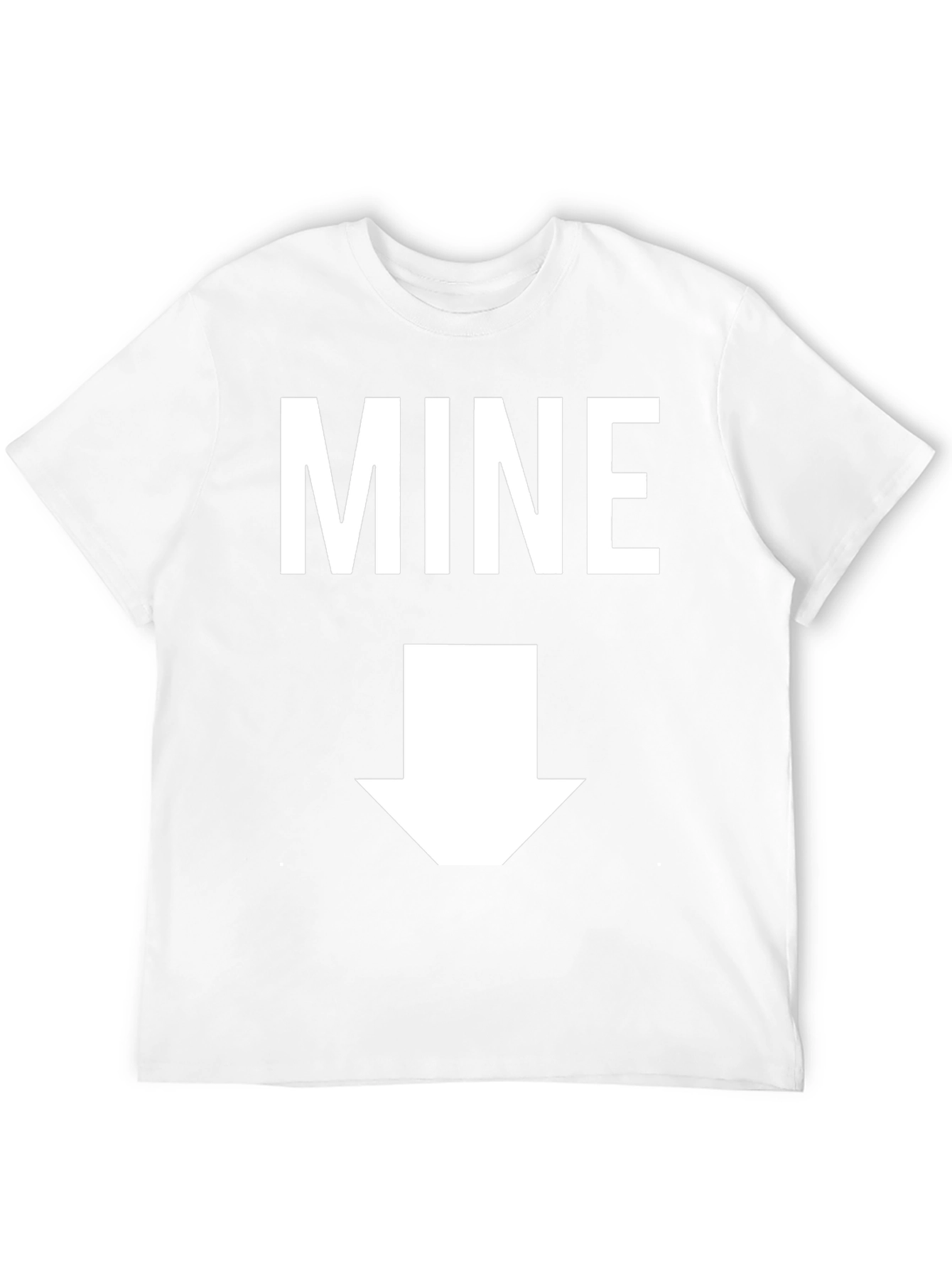 MINE Funny Graphic T-Shirt - Black