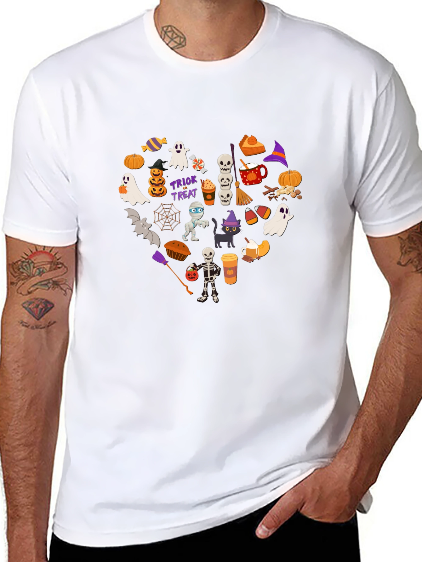 Halloween Heart Graphic Tee