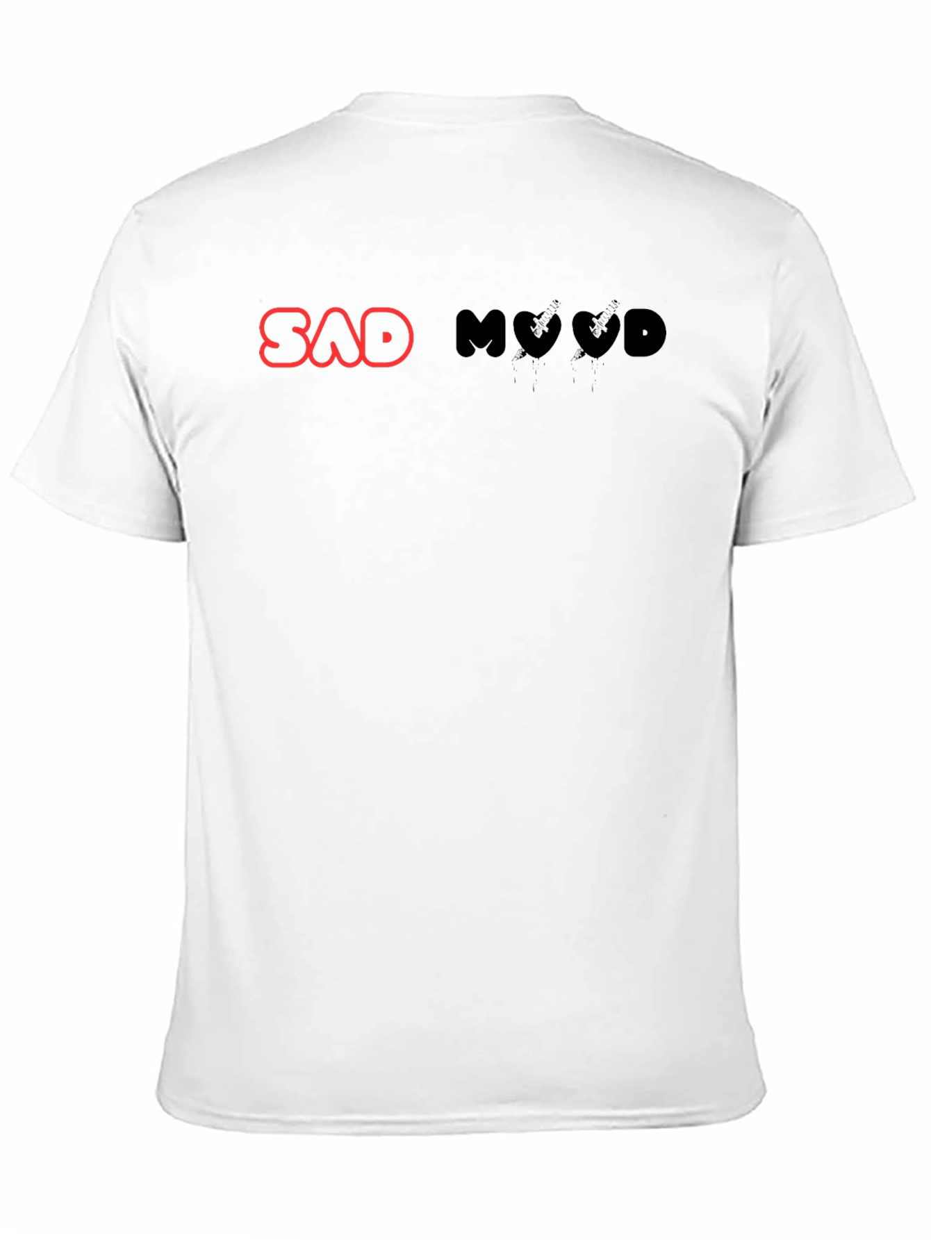 Sad Mood Black Graphic Tee
