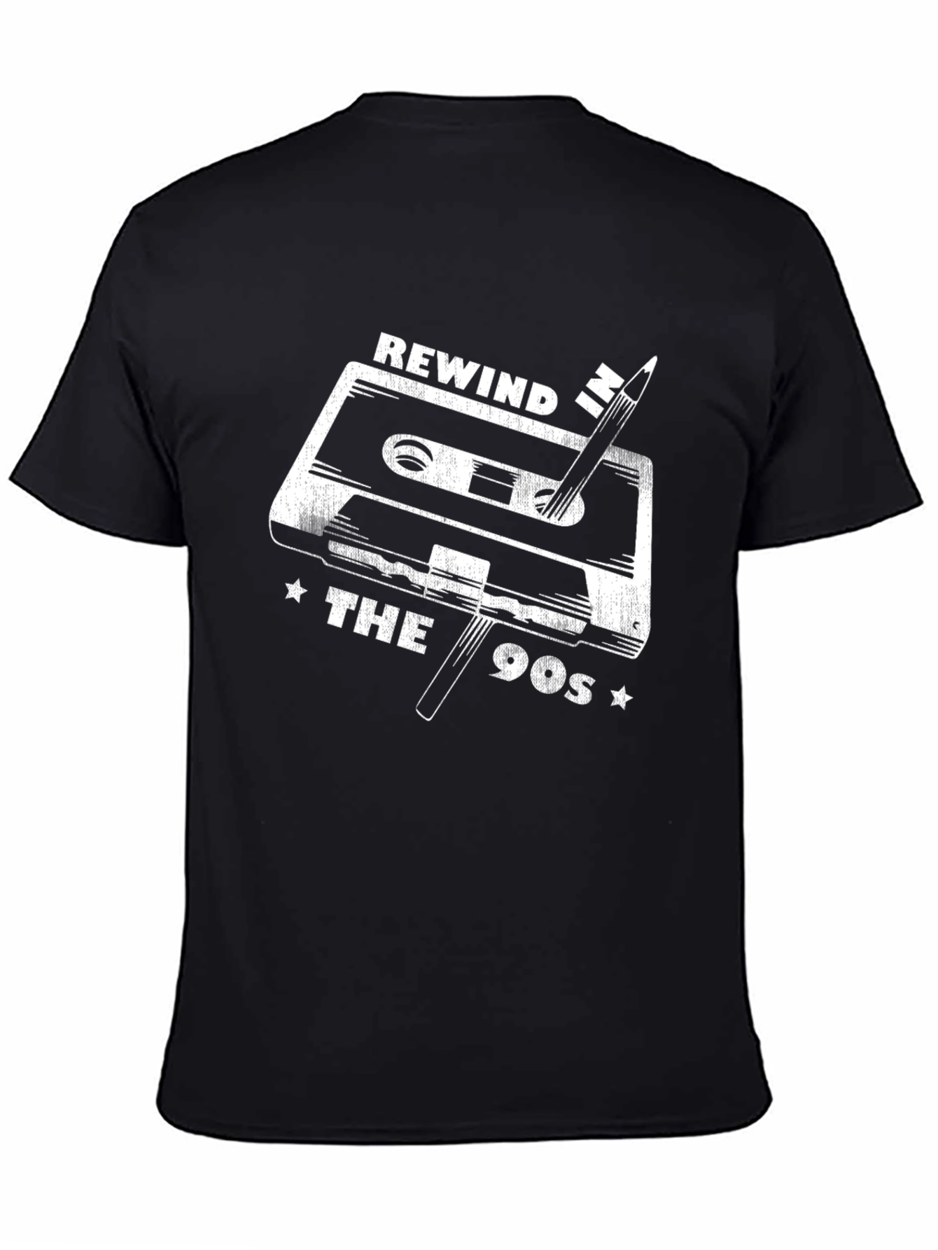 Rewind the 90s Cassette Tape Graphic T-Shirt