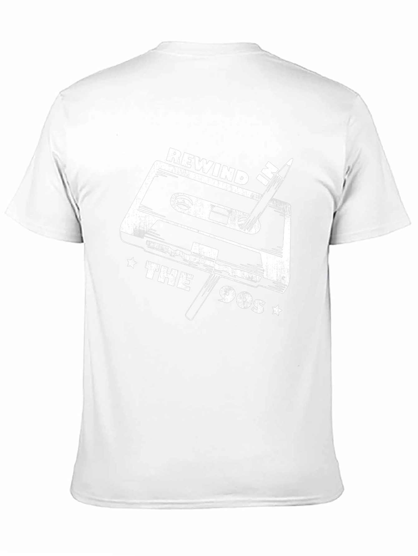 Rewind the 90s Cassette Tape Graphic T-Shirt