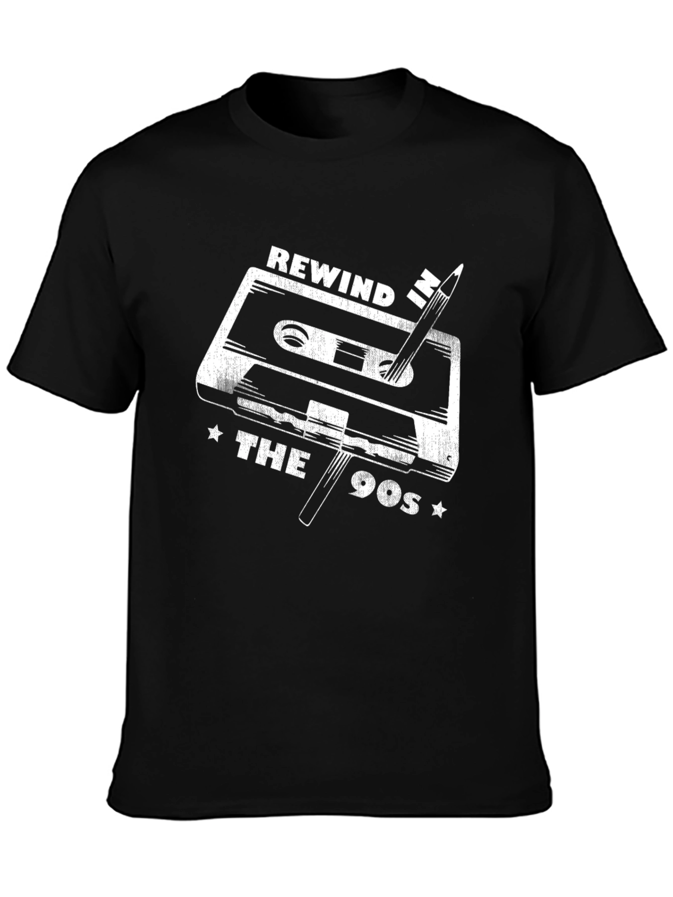 Rewind the 90s Cassette Tape Graphic T-Shirt