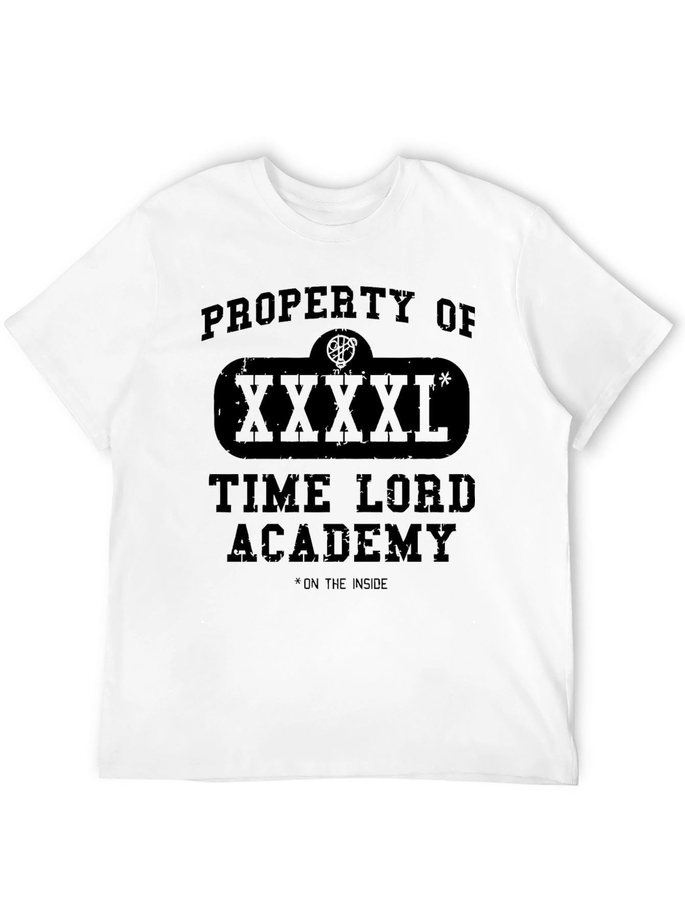 Time Lord Academy T-Shirt - Property Of XXXXL