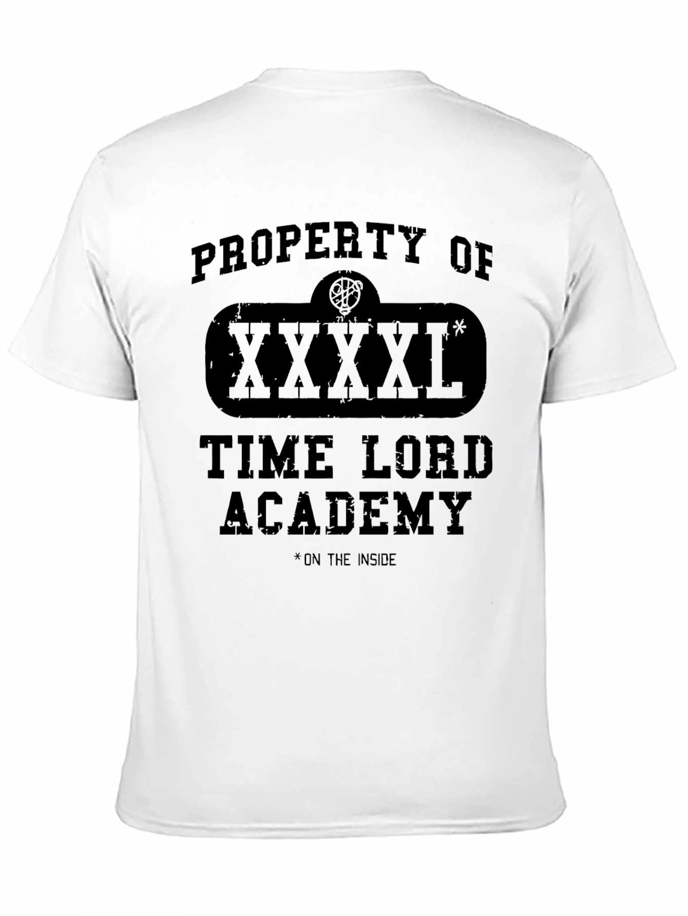 Time Lord Academy T-Shirt - Property Of XXXXL