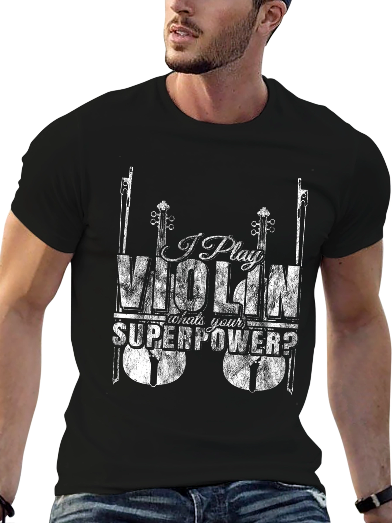 I Play Violin - Whats Your Superpower T-Shirt