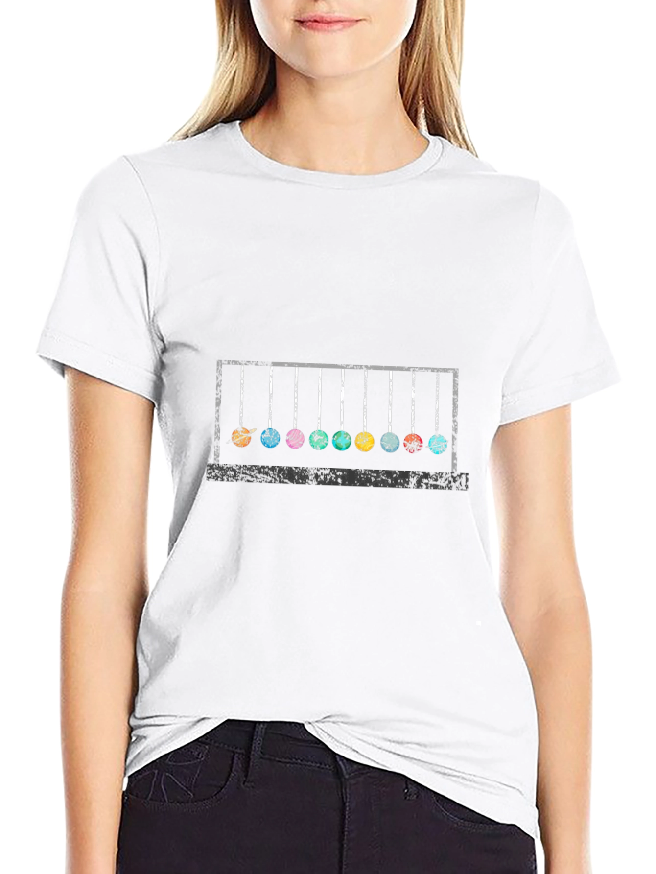 Newtons Cradle Graphic Tee - Science T-Shirt