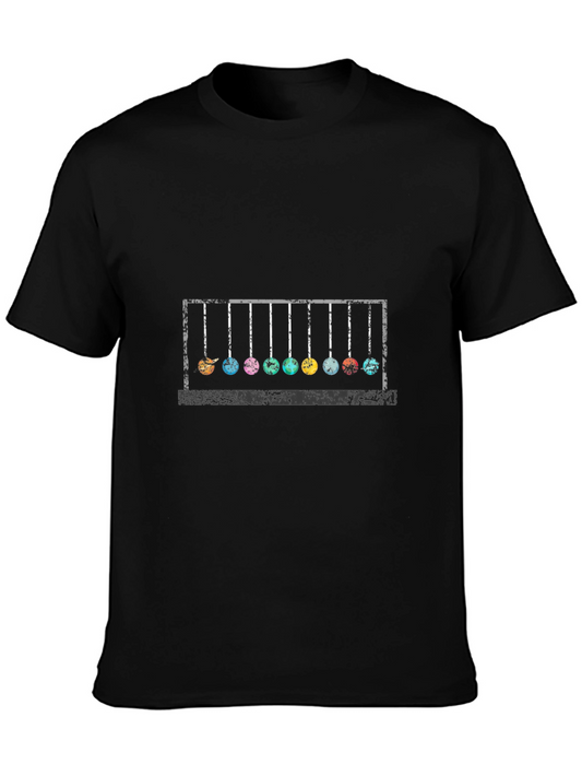 Newtons Cradle Graphic Tee - Science T-Shirt