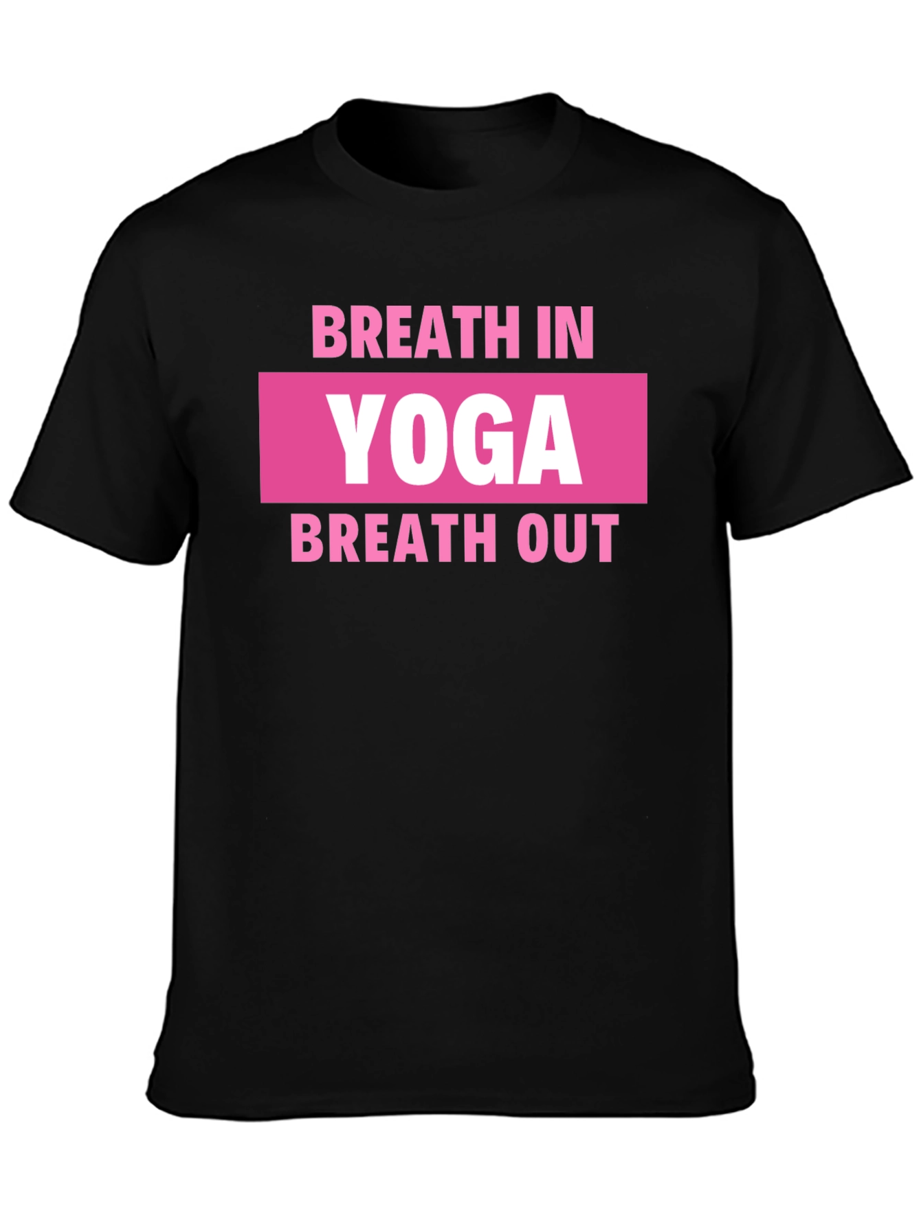 Yoga Breath In Breath Out Graphic Tee