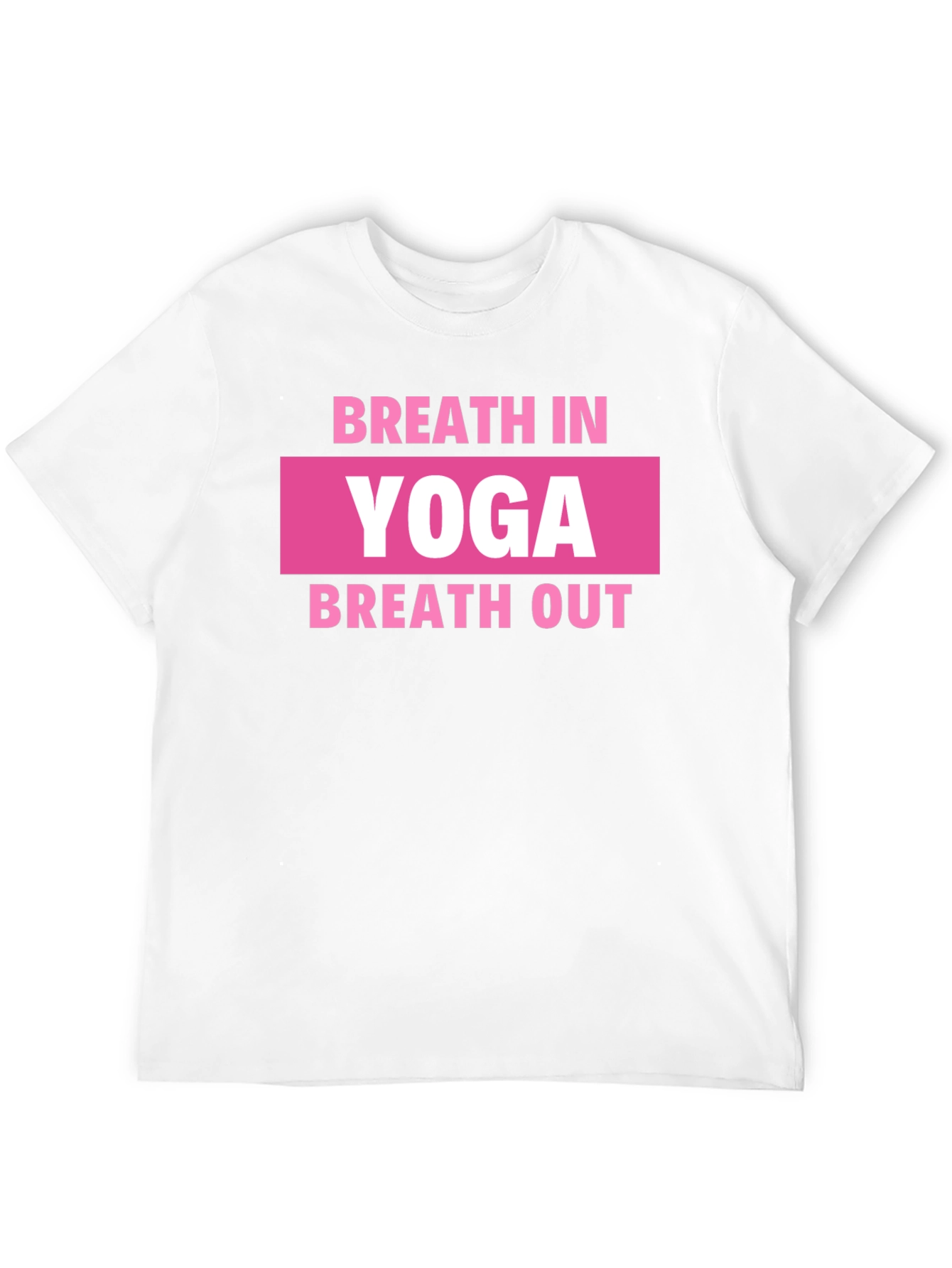 Yoga Breath In Breath Out Graphic Tee
