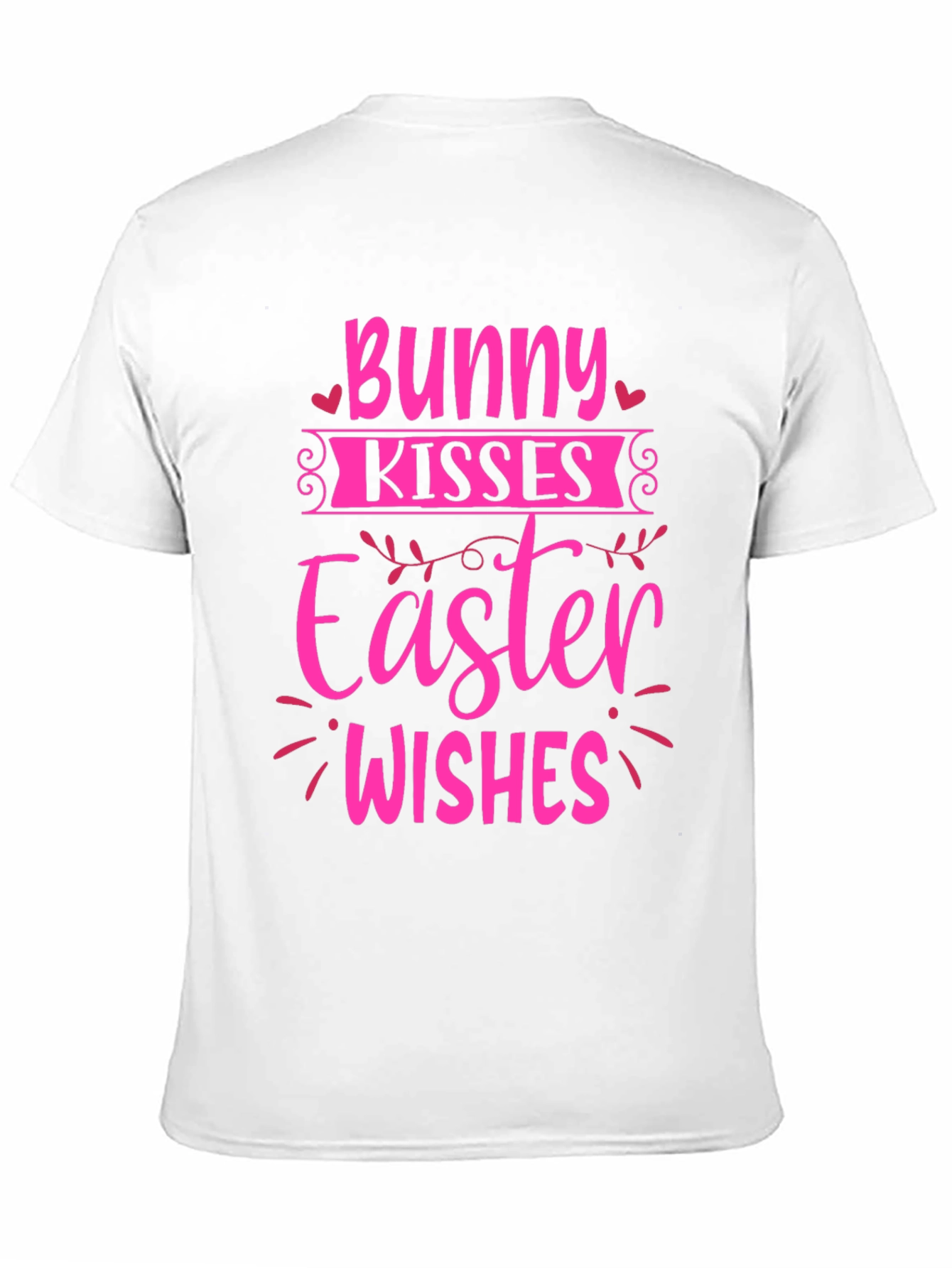 Bunny Kisses Easter Wishes Graphic Tee