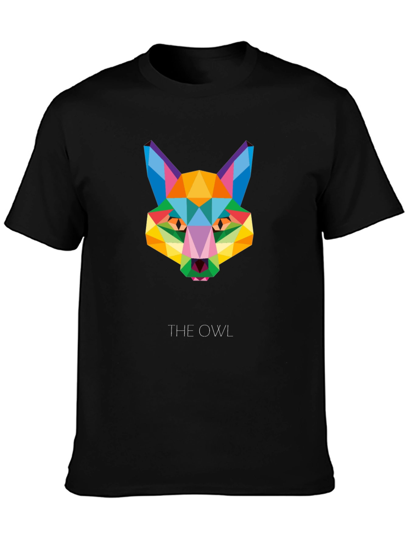 Geometric Owl T-Shirt - Modern Graphic Tee