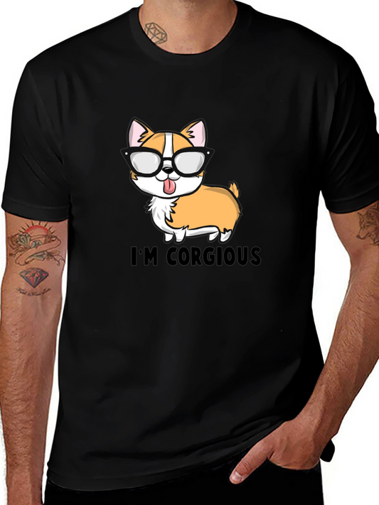 Funny Im Corgious Dog Graphic T-Shirt