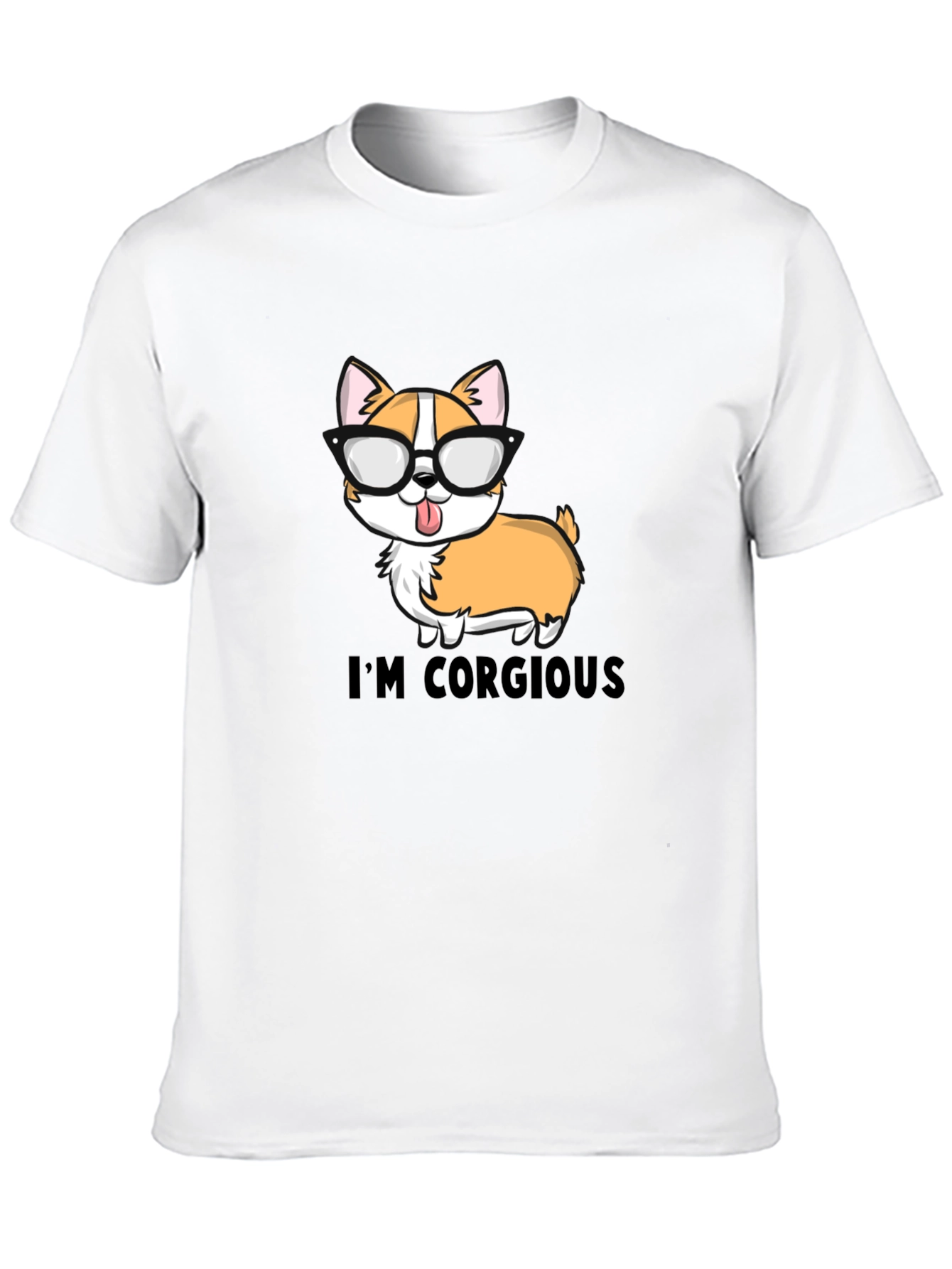 Funny Im Corgious Dog Graphic T-Shirt