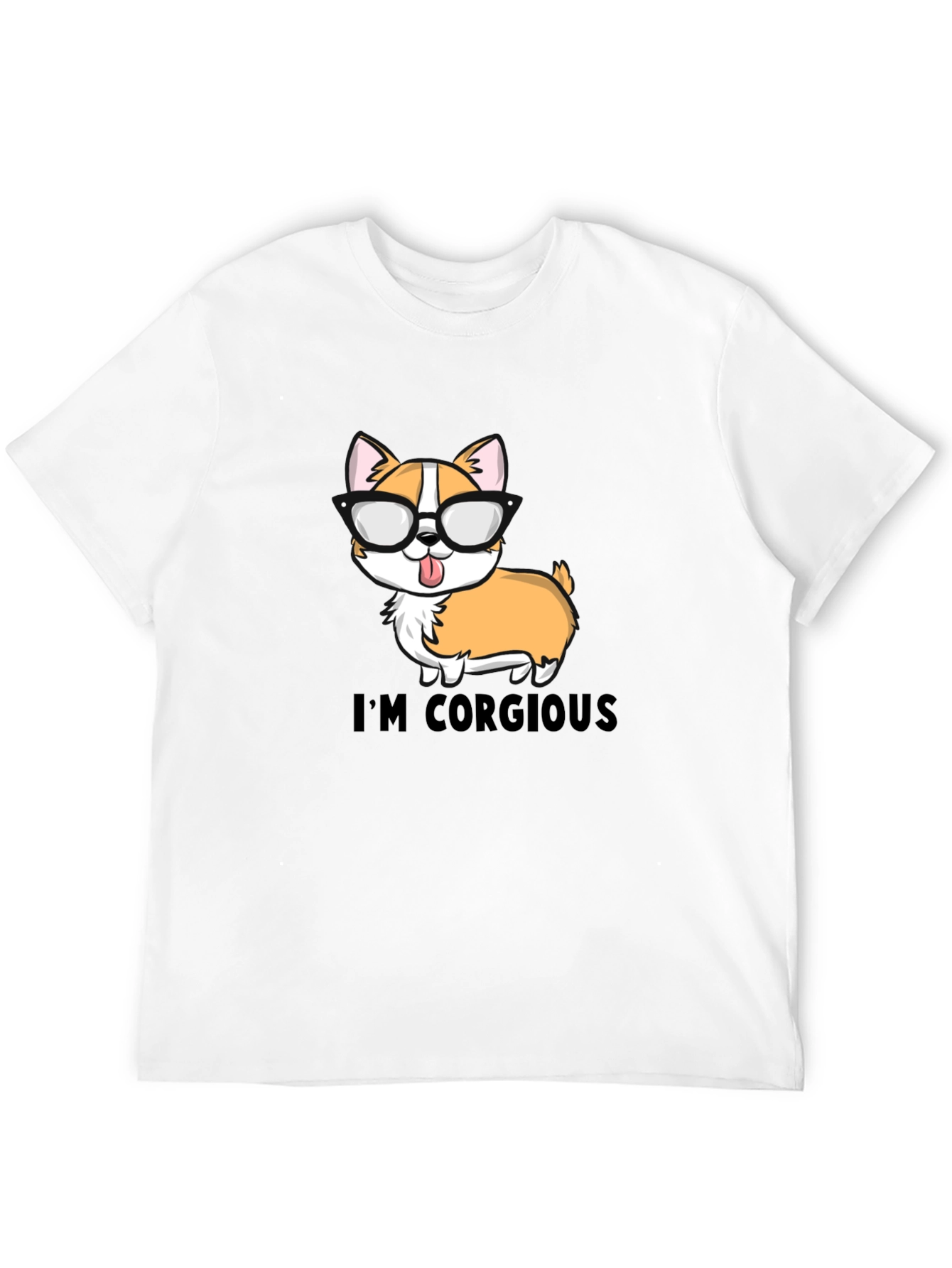 Funny Im Corgious Dog Graphic T-Shirt