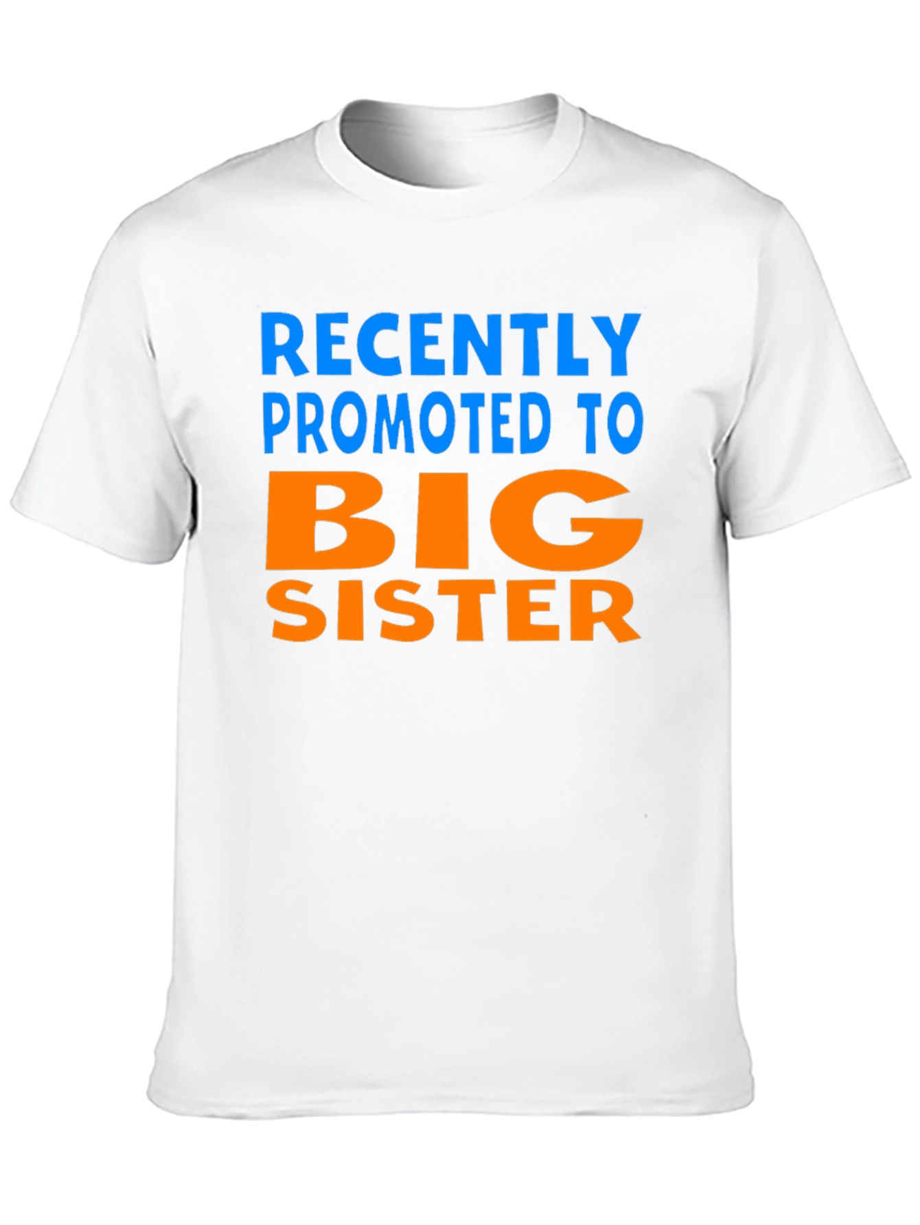 Promoted to Big Sister T-Shirt - Black