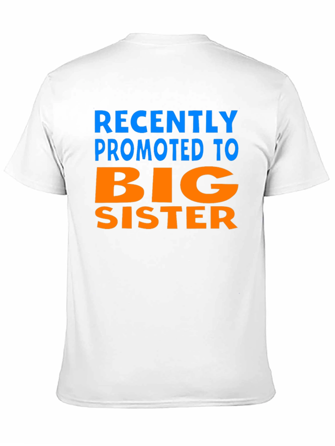 Promoted to Big Sister T-Shirt - Black