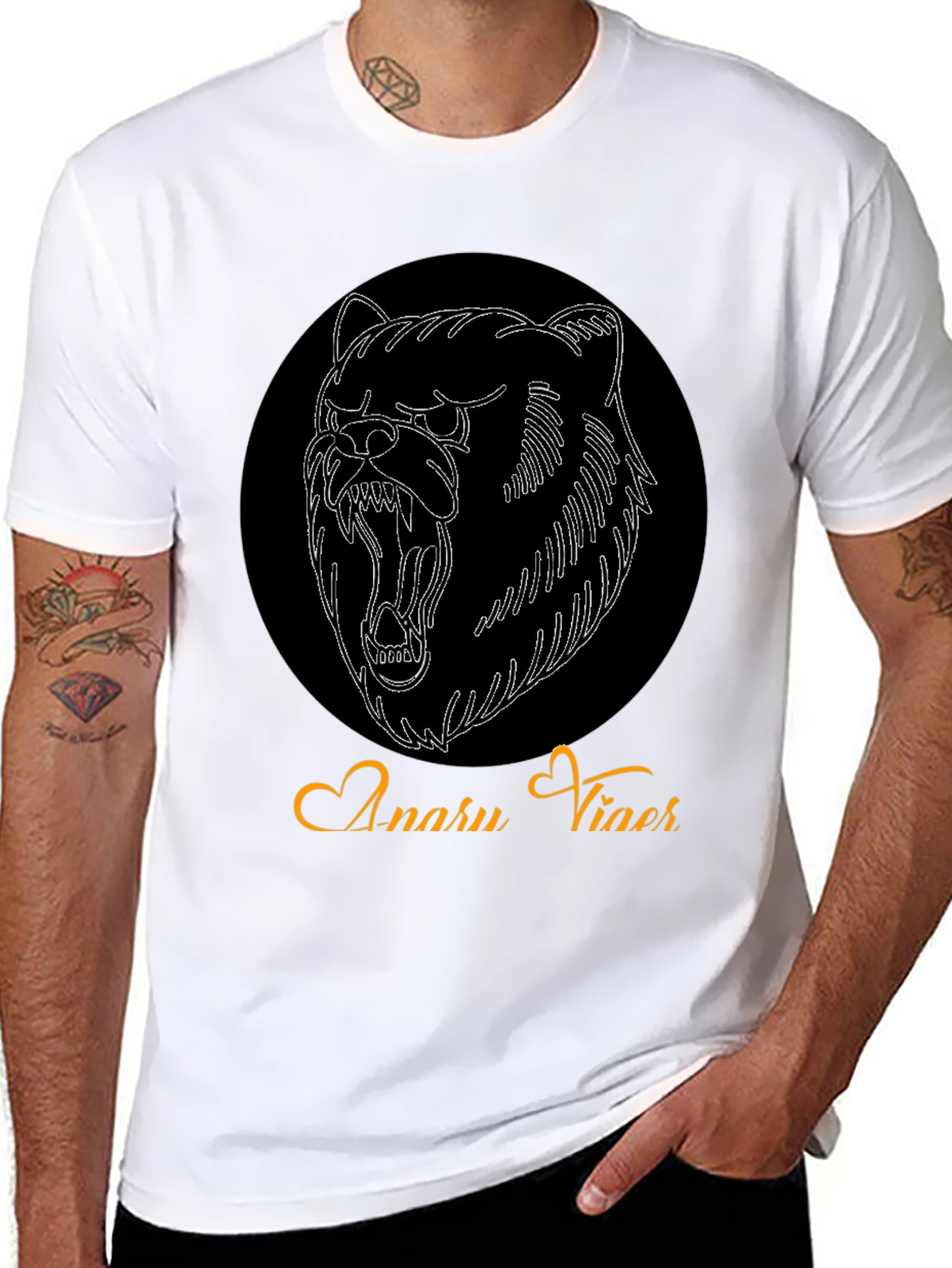 Black Bear Graphic Tee - Anaru Viner