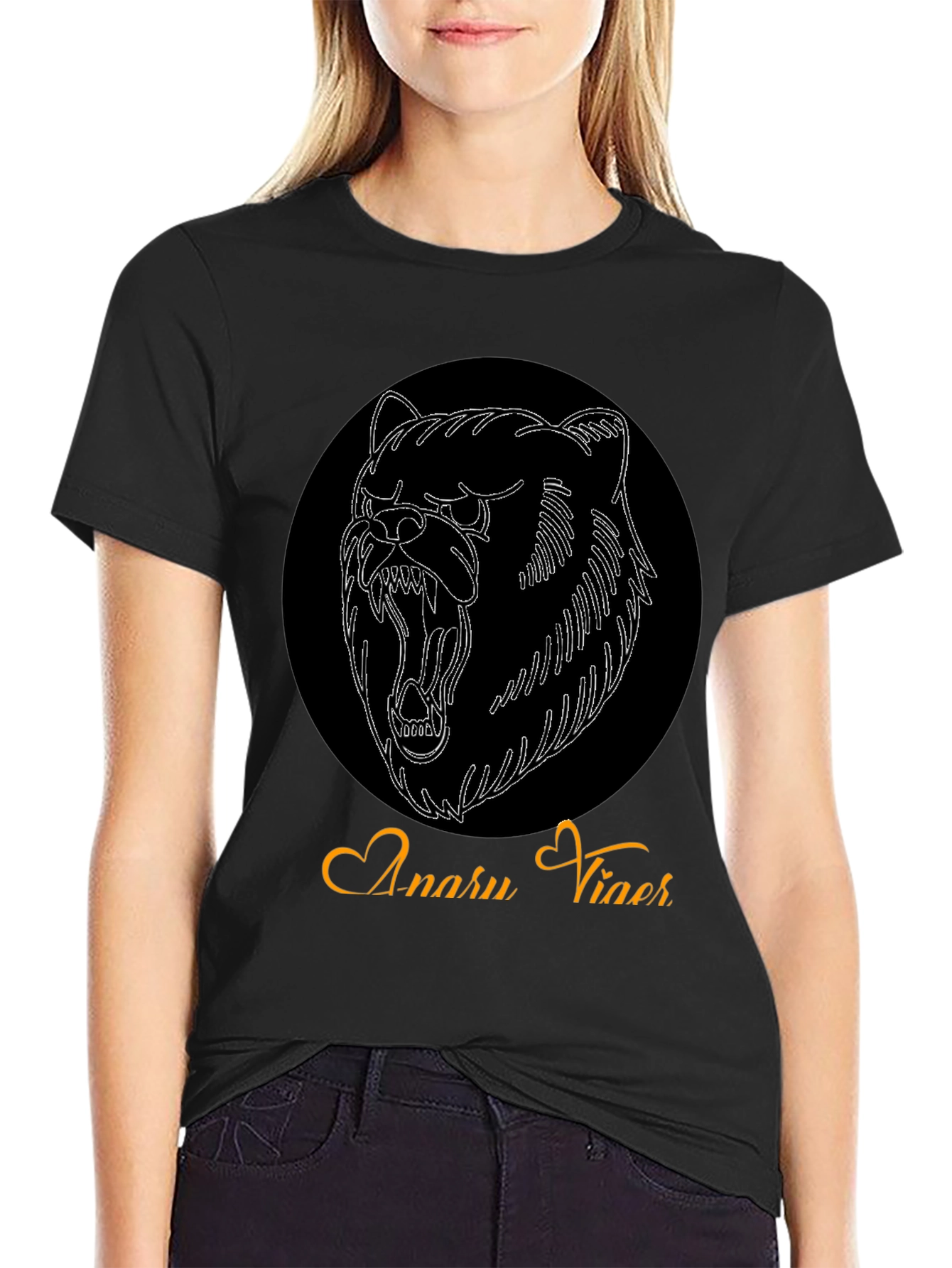 Black Bear Graphic Tee - Anaru Viner