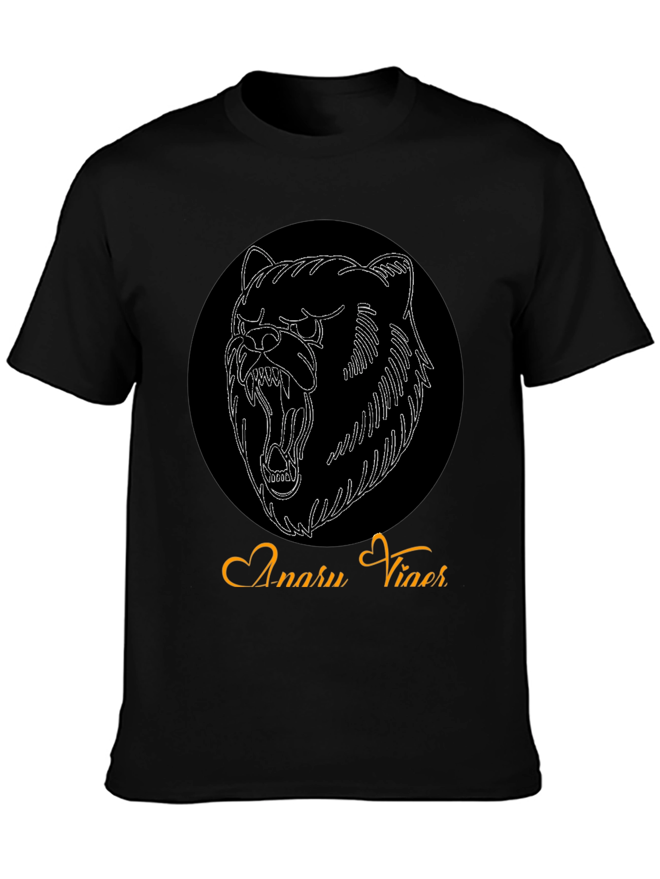 Black Bear Graphic Tee - Anaru Viner