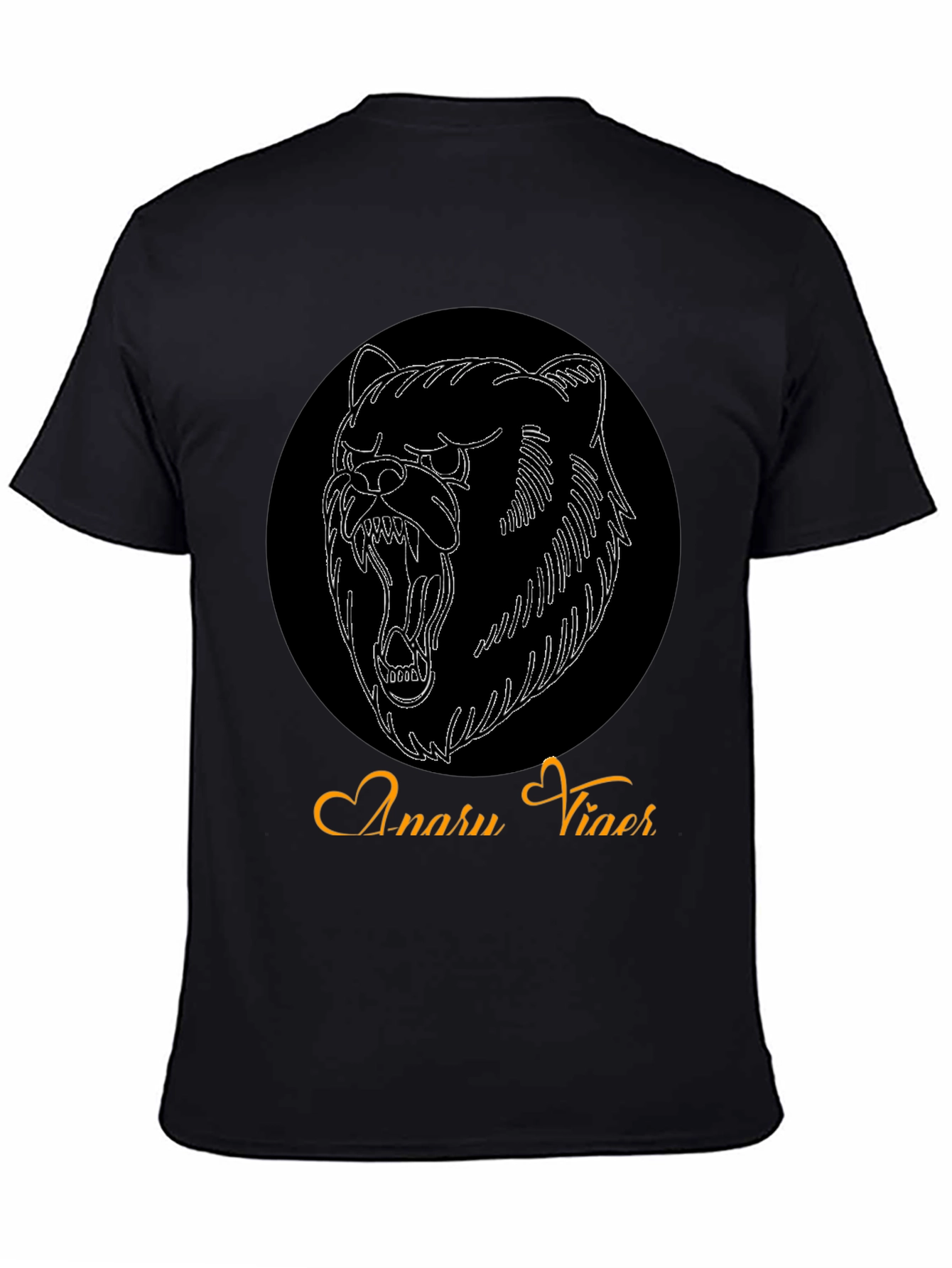 Black Bear Graphic Tee - Anaru Viner