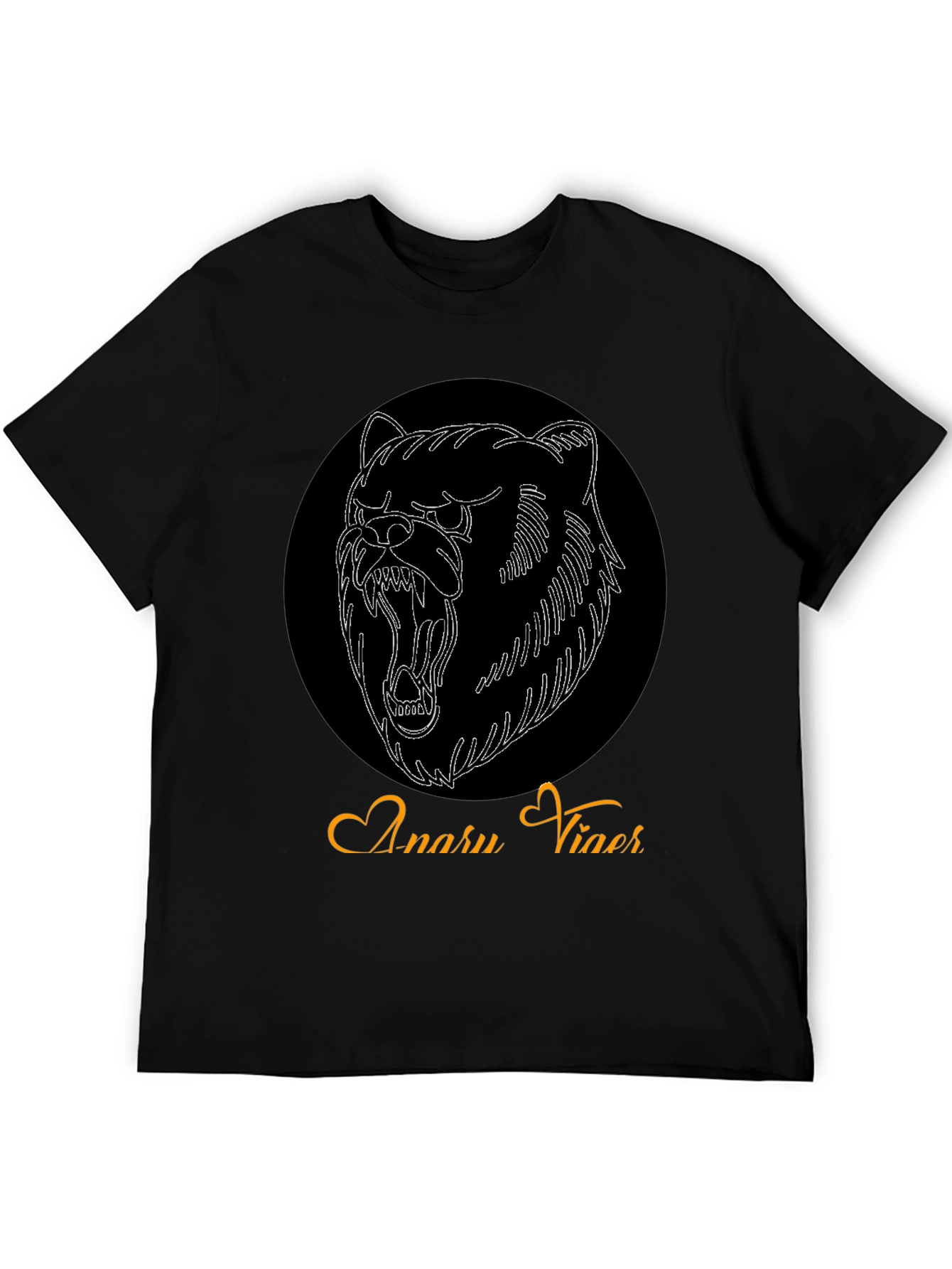 Black Bear Graphic Tee - Anaru Viner