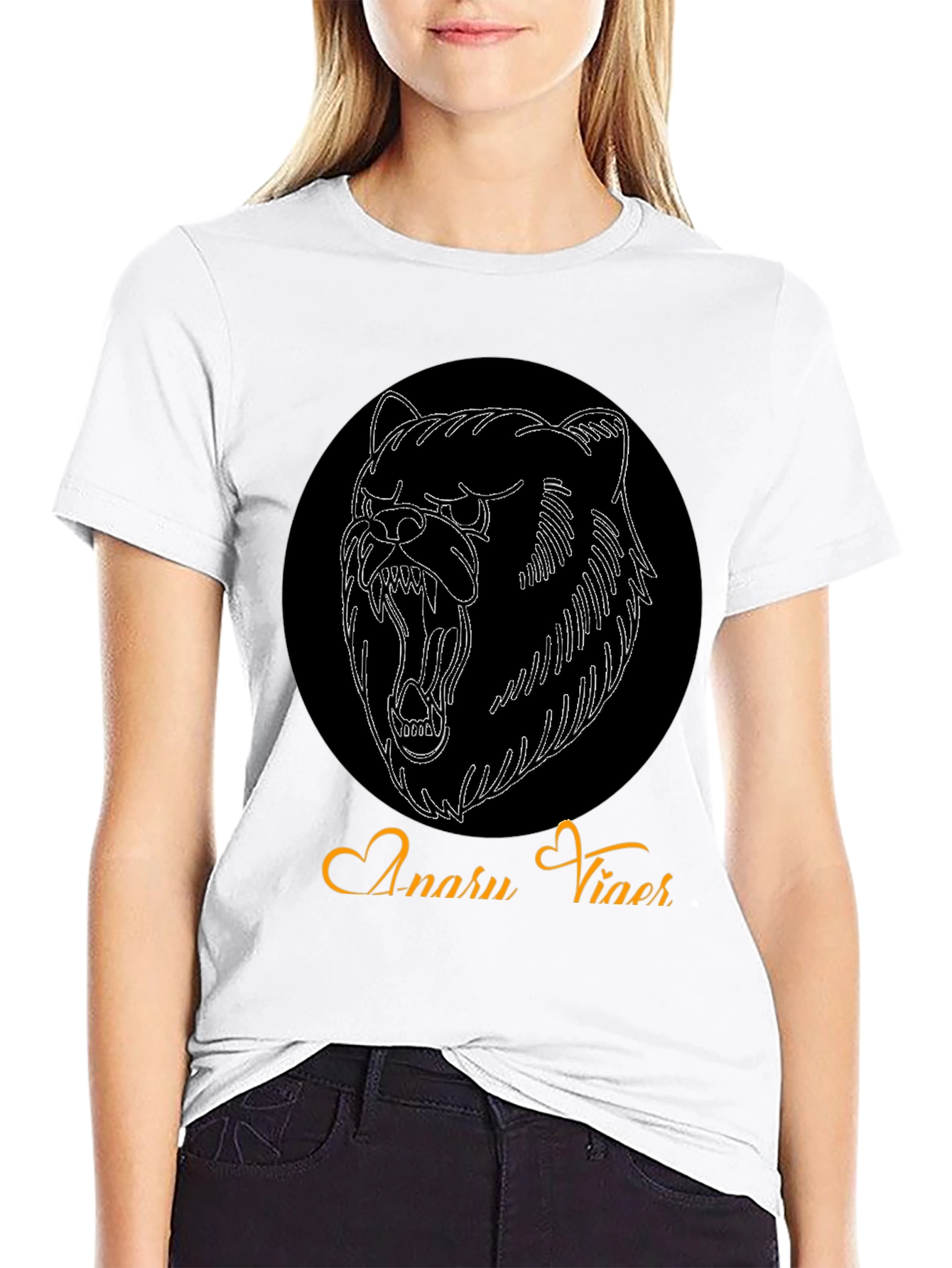 Black Bear Graphic Tee - Anaru Viner