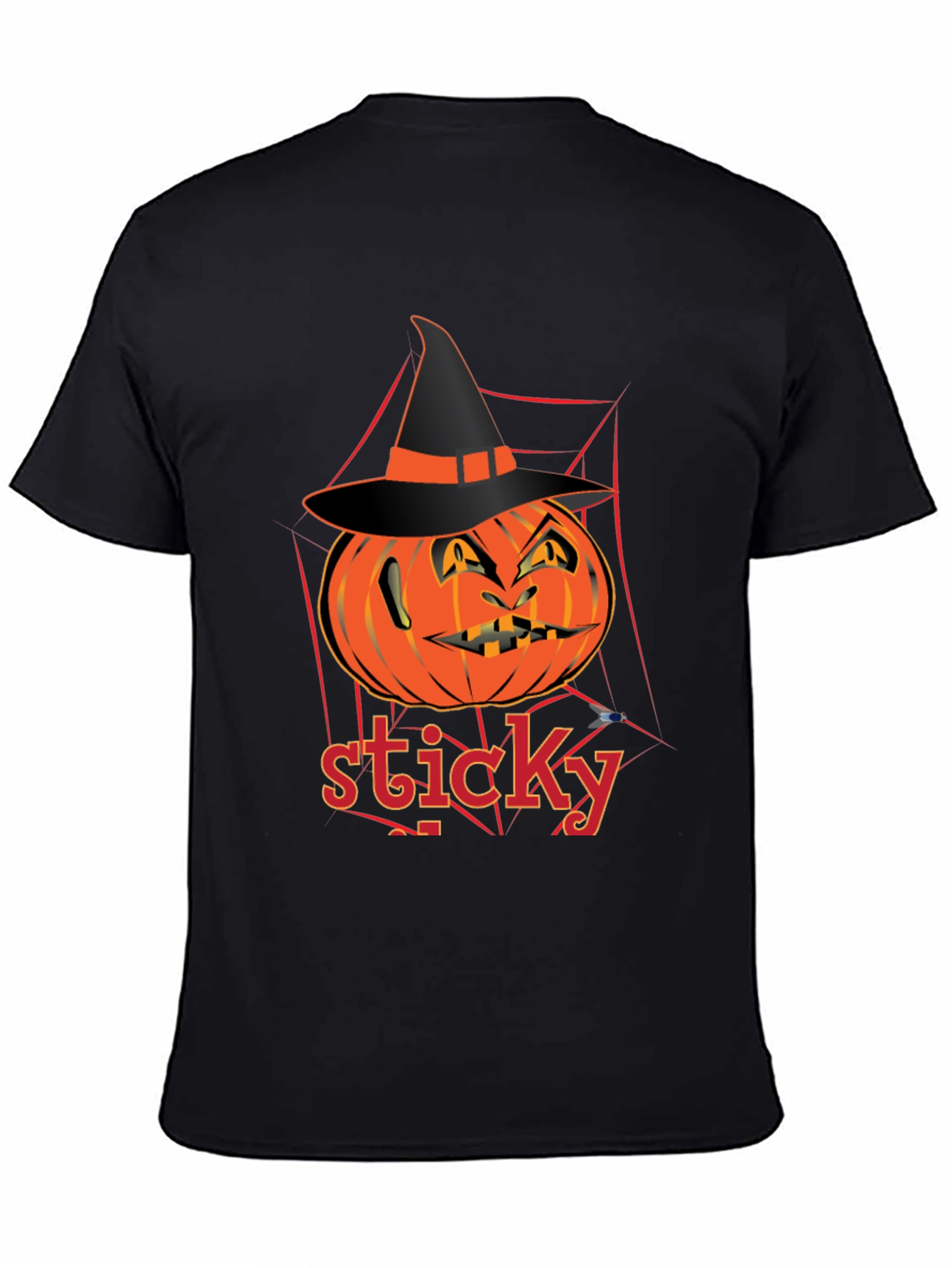 Halloween Pumpkin Sticky T-Shirt