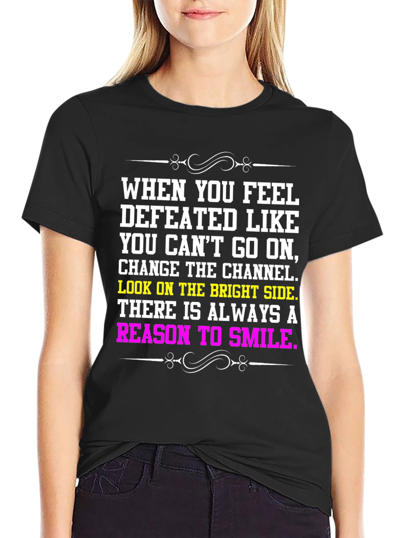 Motivational T-Shirt: Reason to Smile