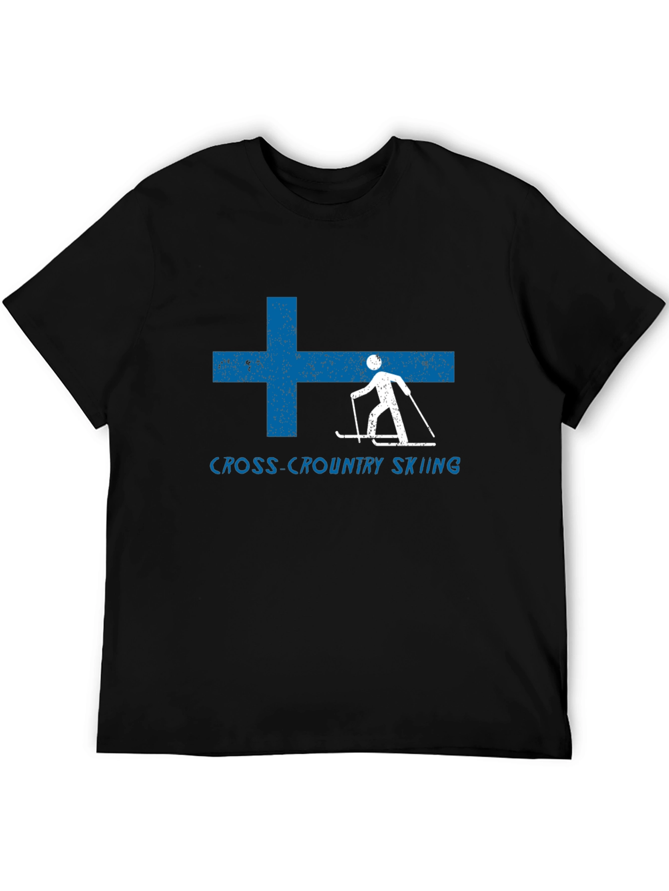 Finland Cross-Country Skiing Graphic T-Shirt