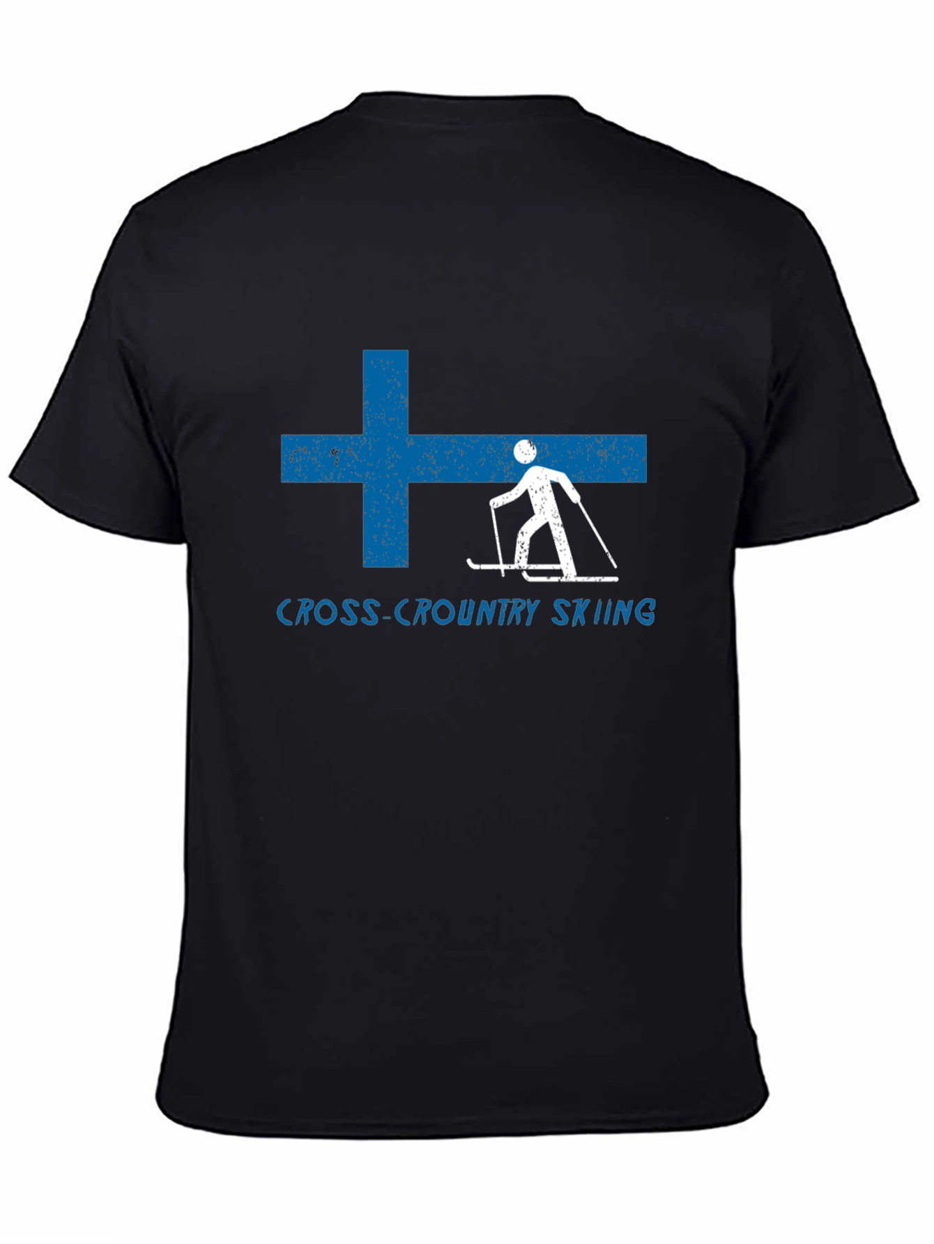 Finland Cross-Country Skiing Graphic T-Shirt