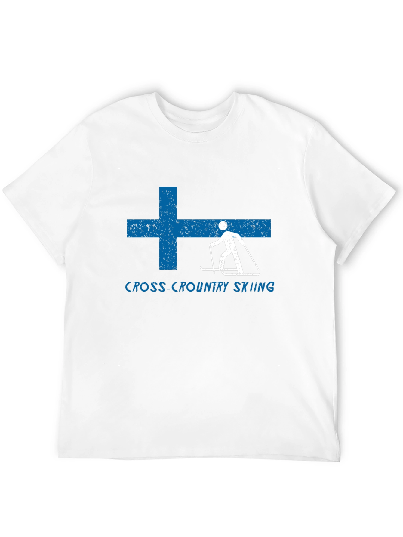Finland Cross-Country Skiing Graphic T-Shirt