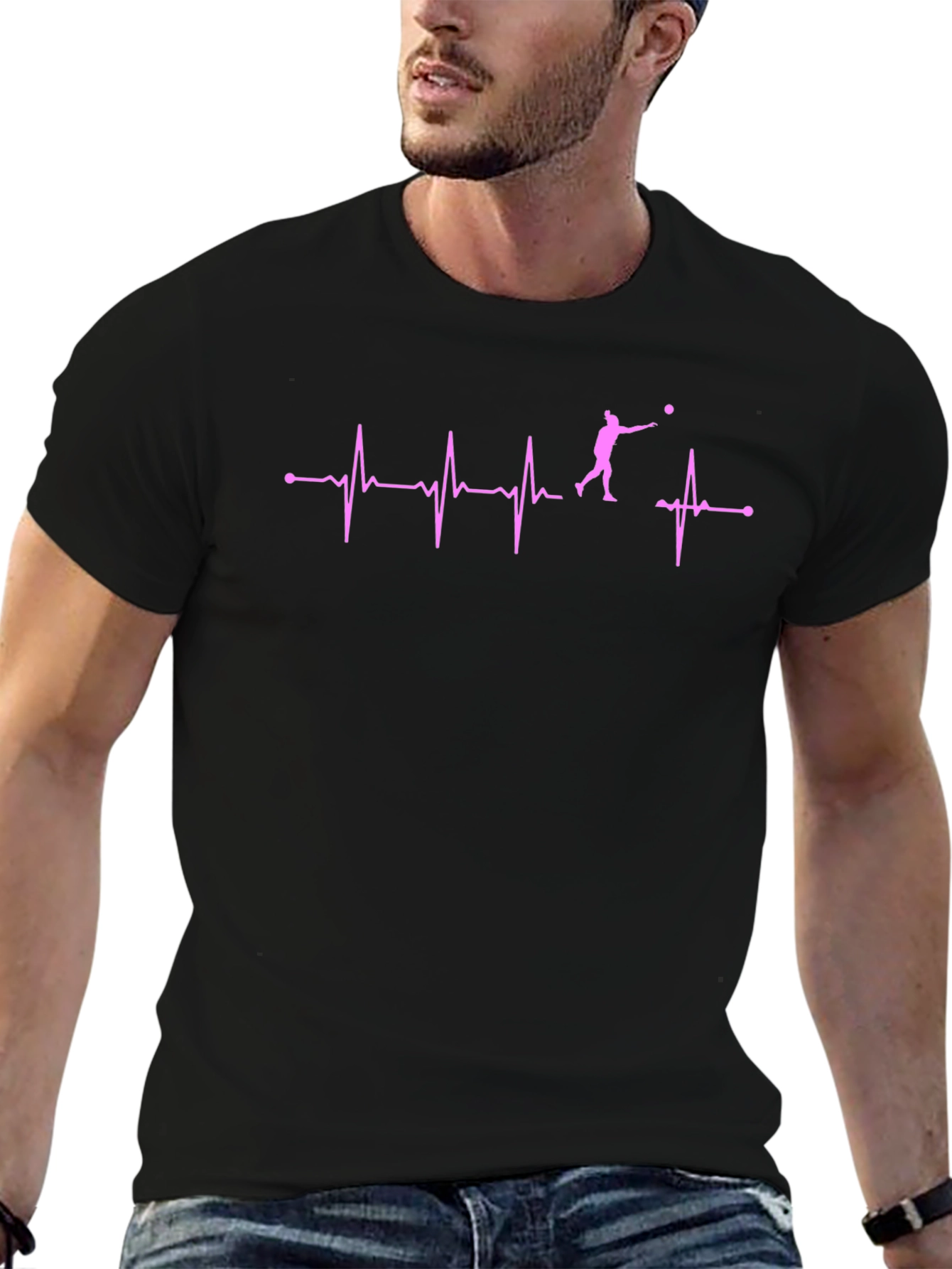 Volleyball Heartbeat T-Shirt - Passionate Player Tee