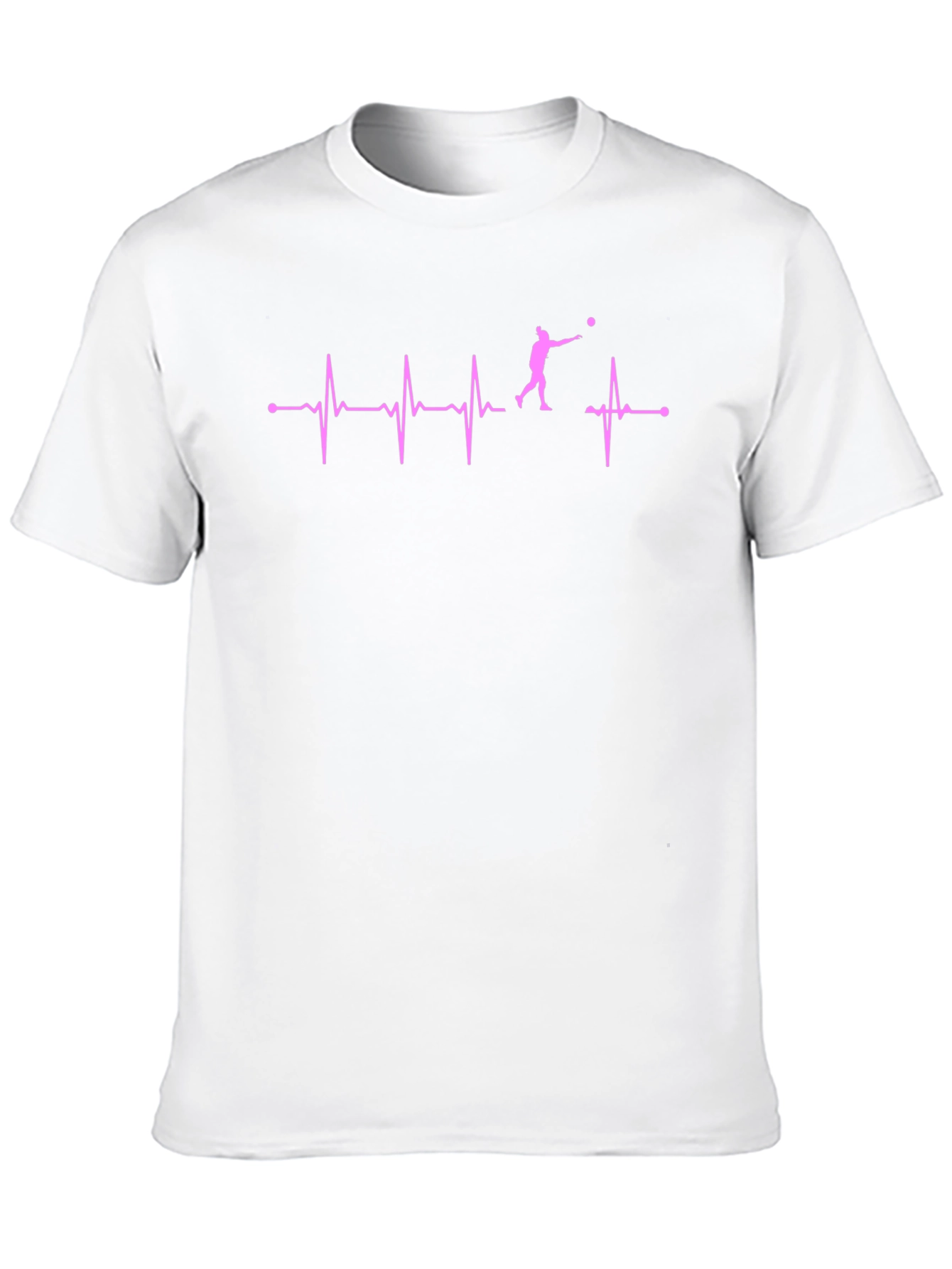 Volleyball Heartbeat T-Shirt - Passionate Player Tee