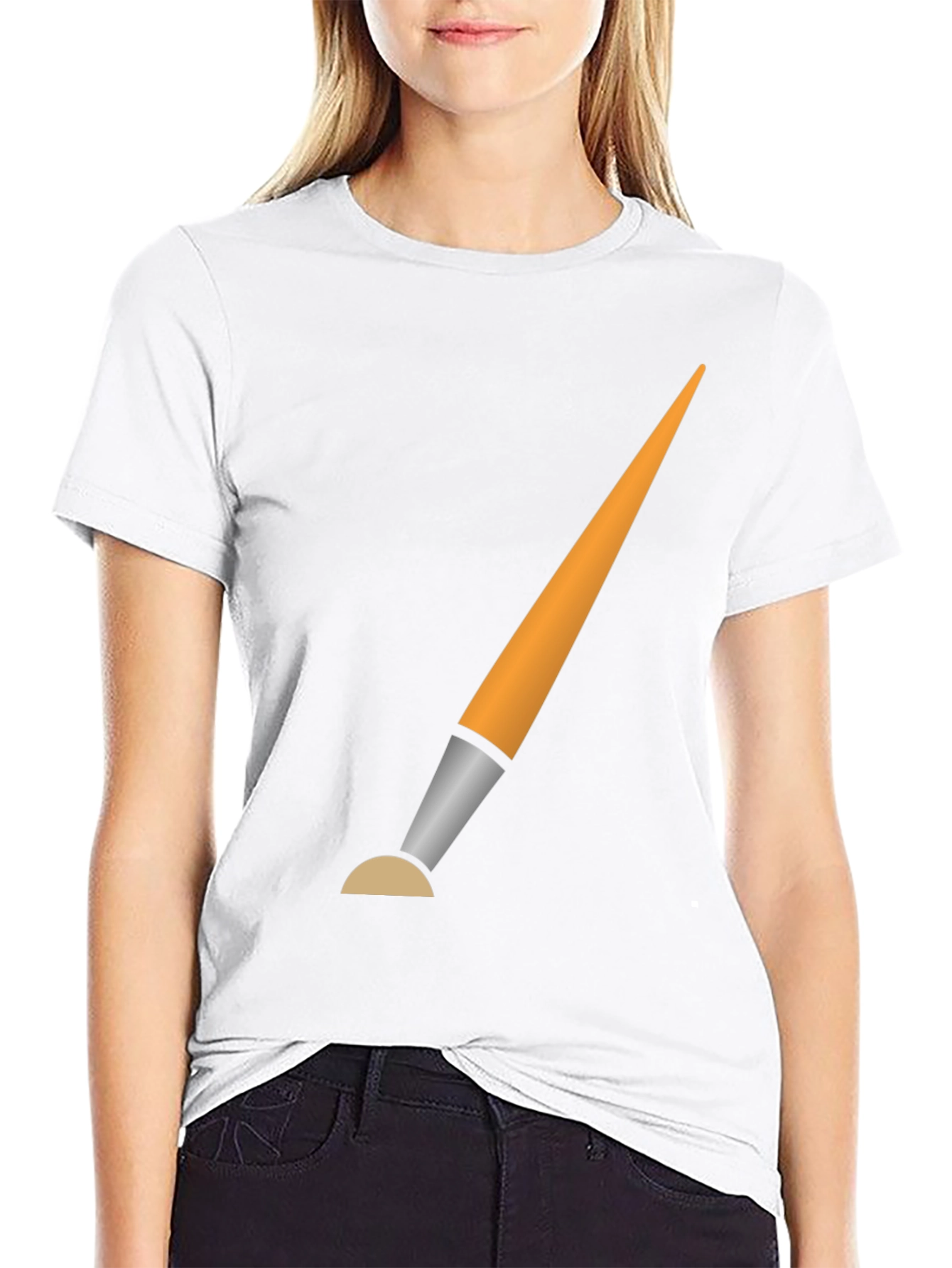 Painters Brush Graphic Tee - Artistic Design