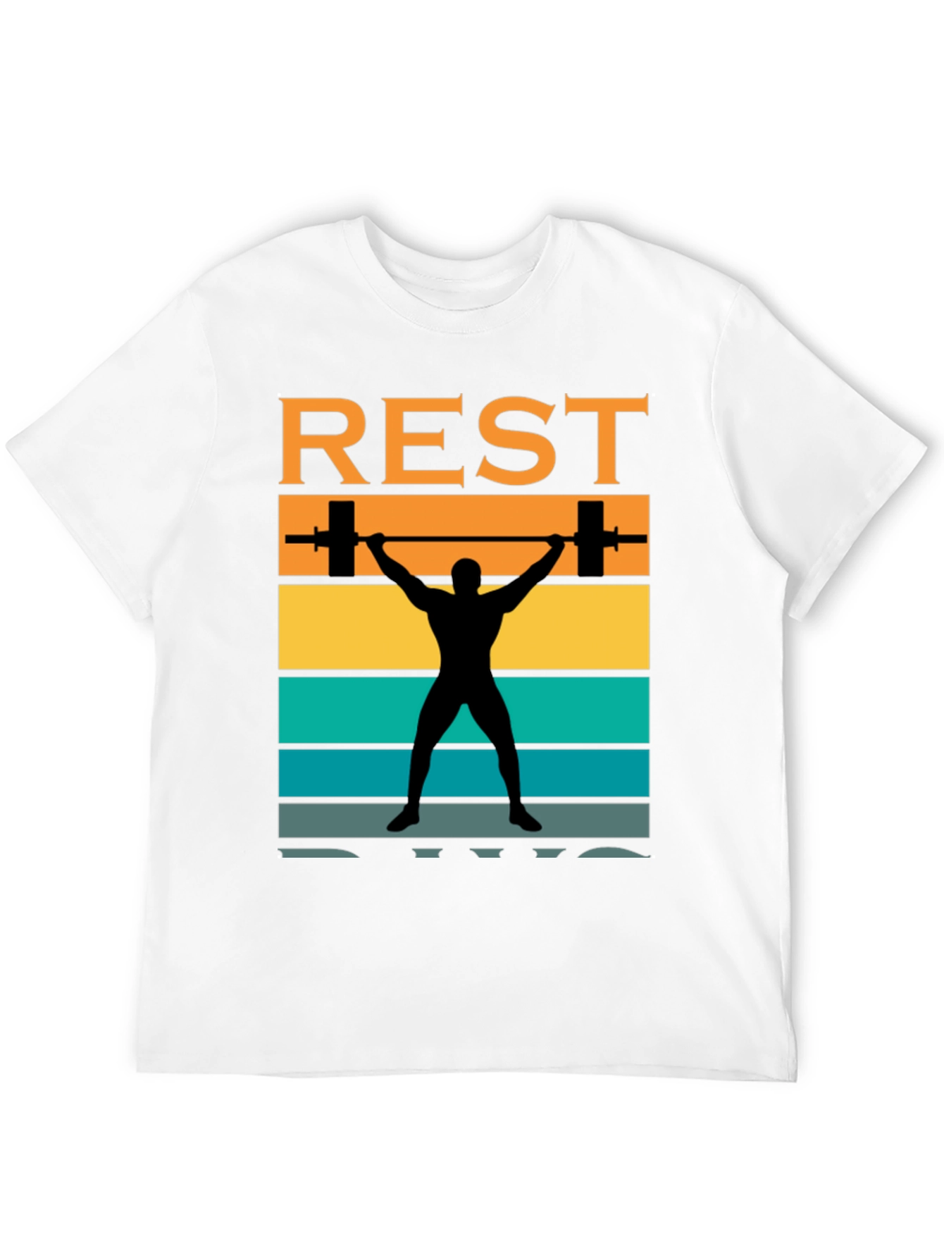 Rest Day Gym T-Shirt Weightlifting Tee