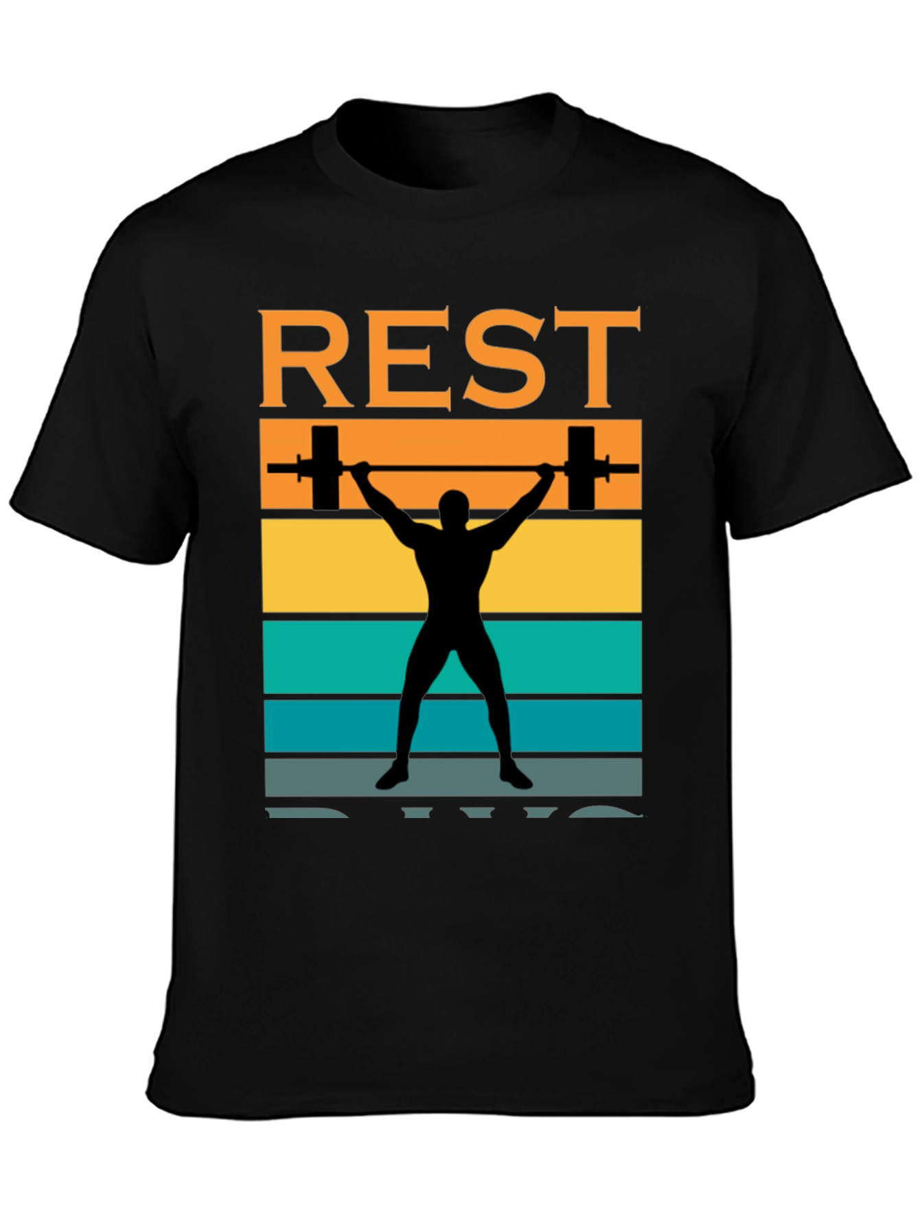 Rest Day Gym T-Shirt Weightlifting Tee