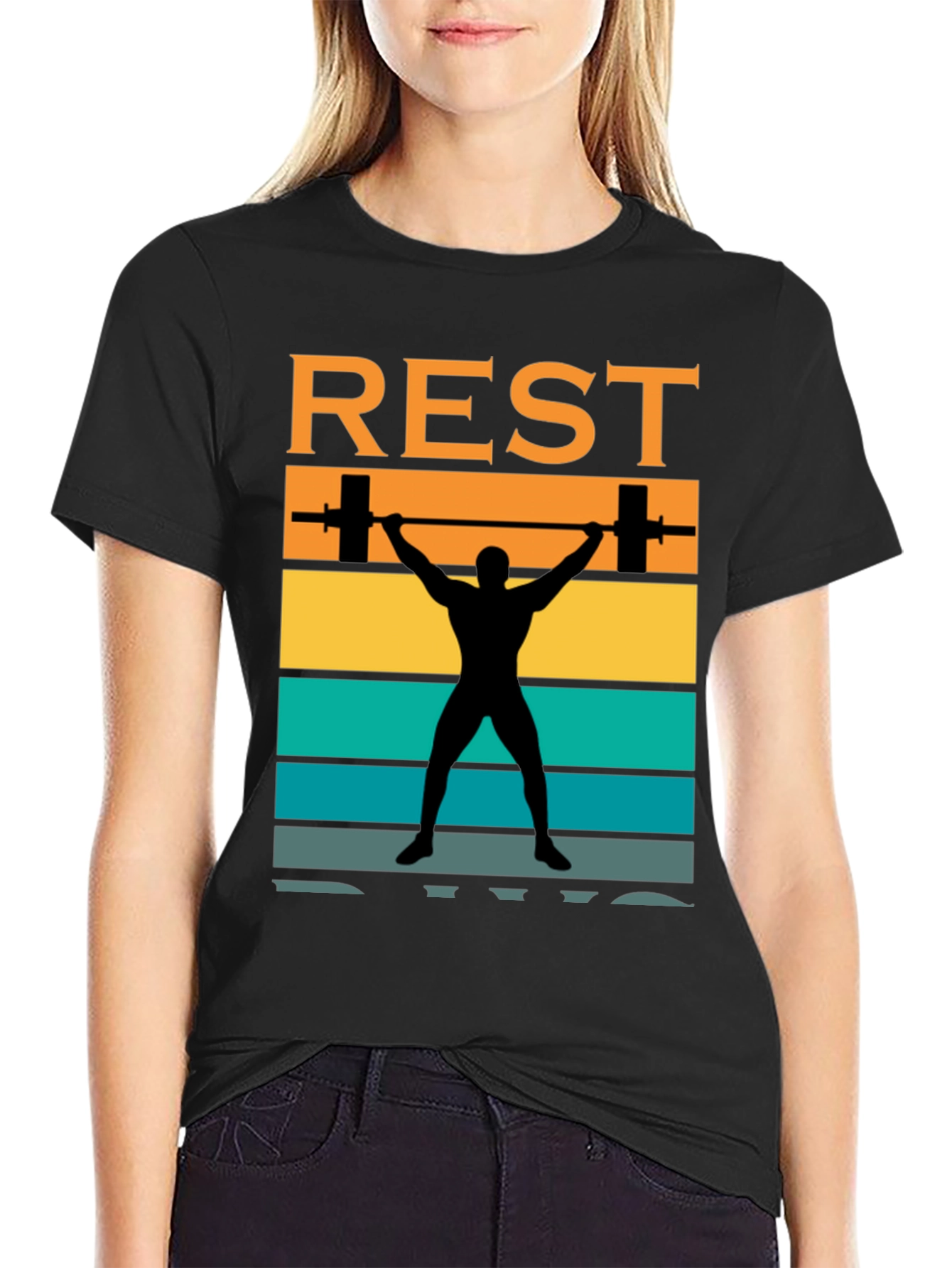 Rest Day Gym T-Shirt Weightlifting Tee