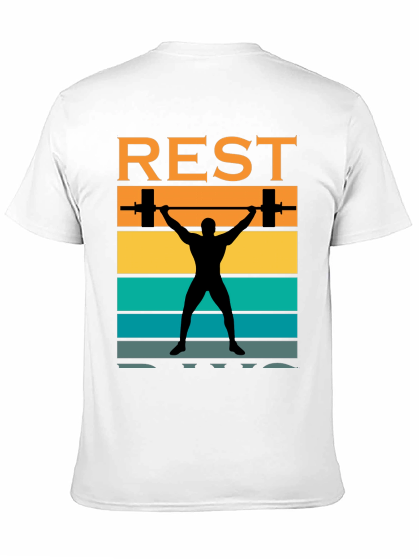 Rest Day Gym T-Shirt Weightlifting Tee