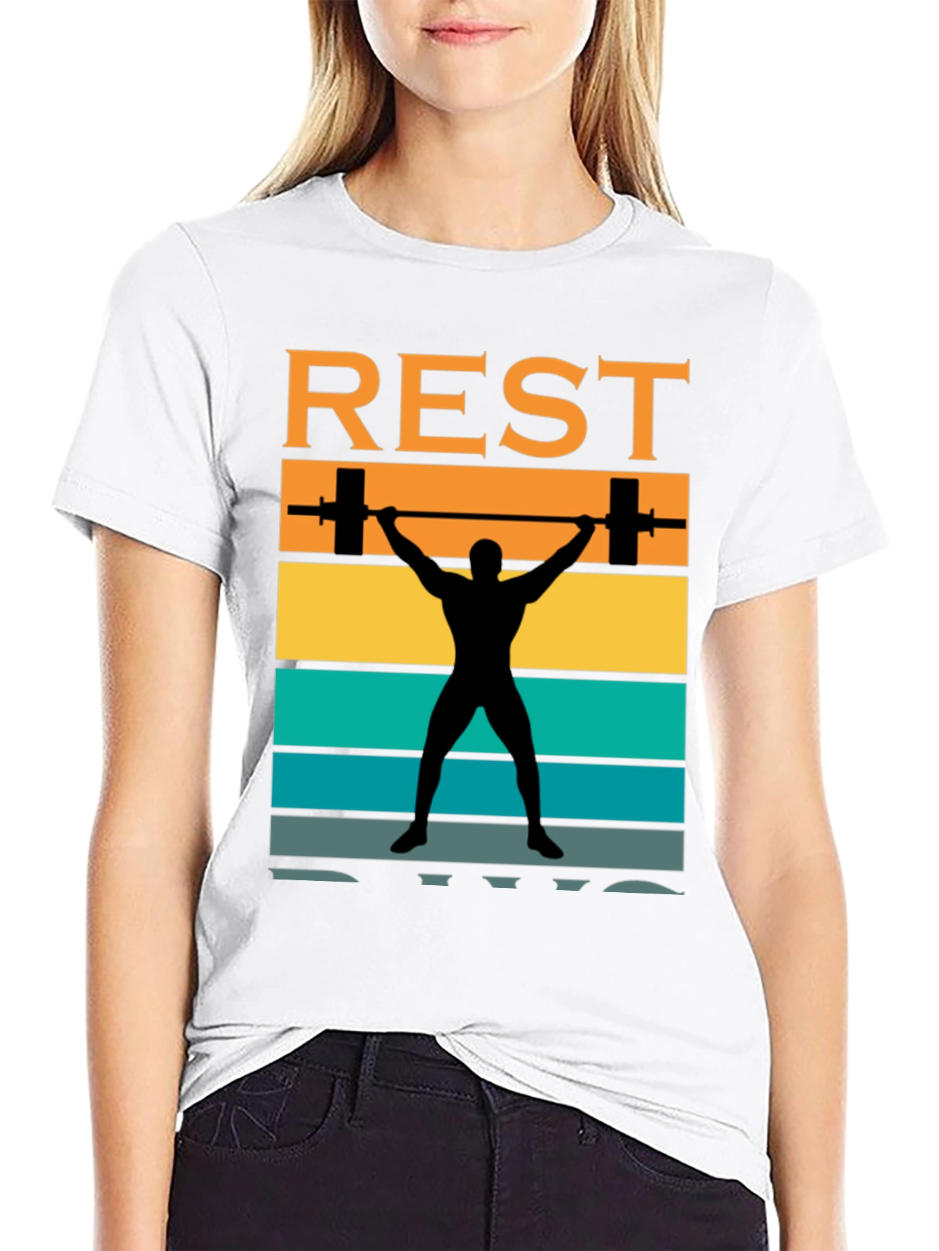 Rest Day Gym T-Shirt Weightlifting Tee